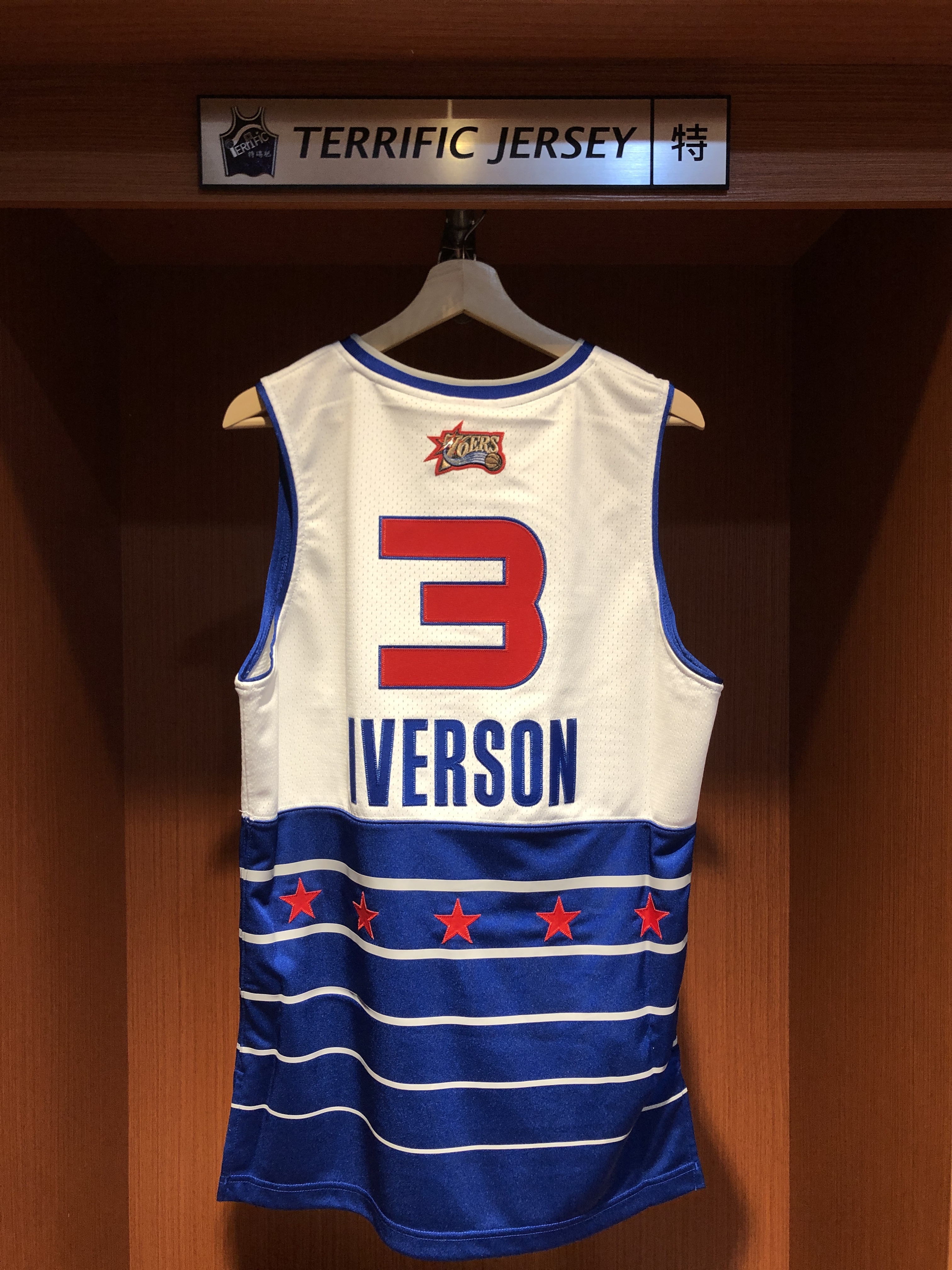 NBA球衣 Allen Iverson 費城七六人 2006 明星賽 東區 白藍 M&N Authentic 球員版 電繡 全新