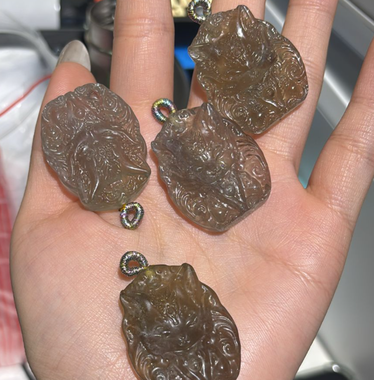 260117 - C56 綠水晶望月九尾狐吊咀1粒