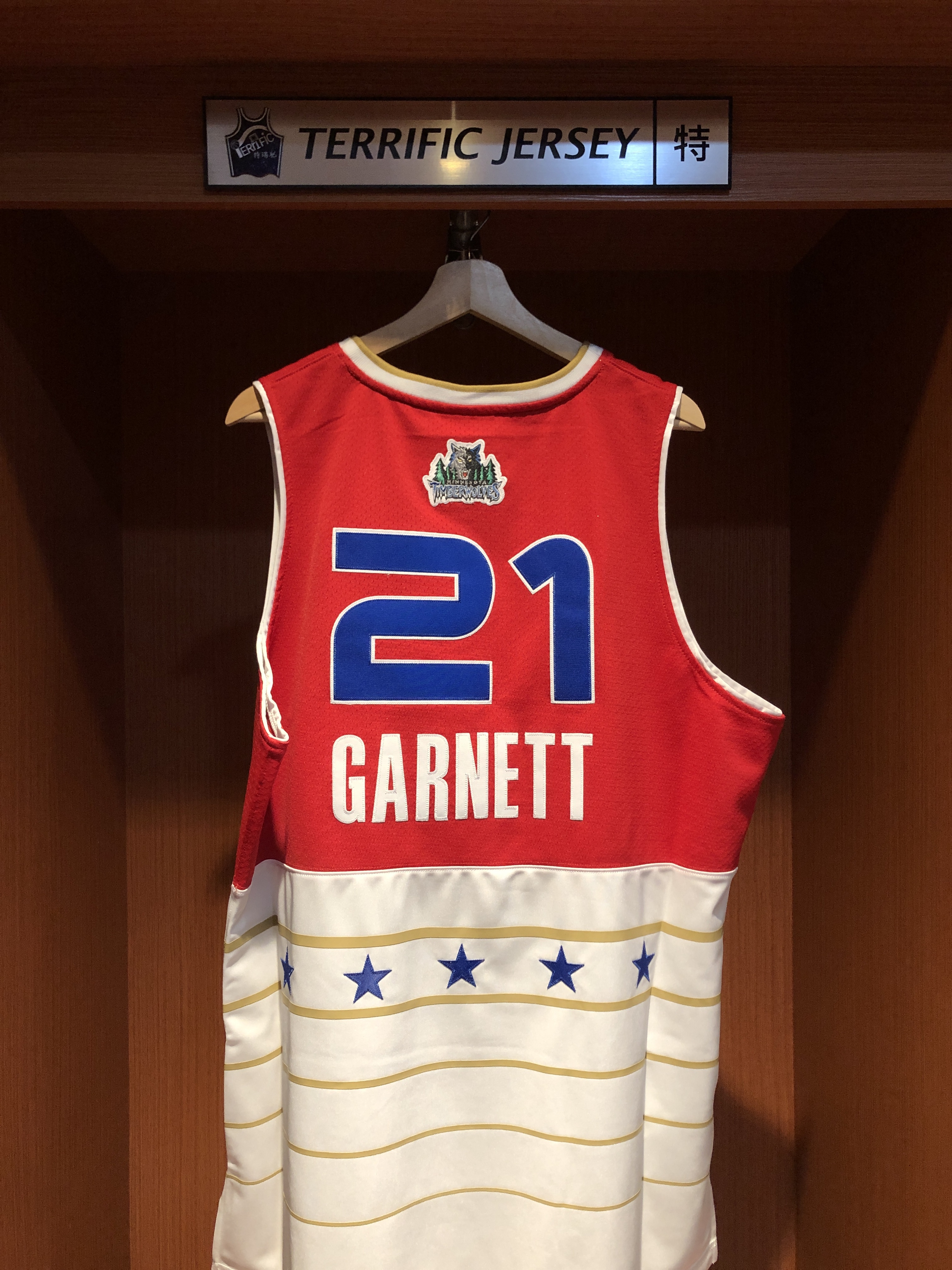 NBA球衣 Kevin Garnett 明尼蘇達灰狼 2006 明星賽 西區 白紅 M&N Authentic 球員版 電繡 全新