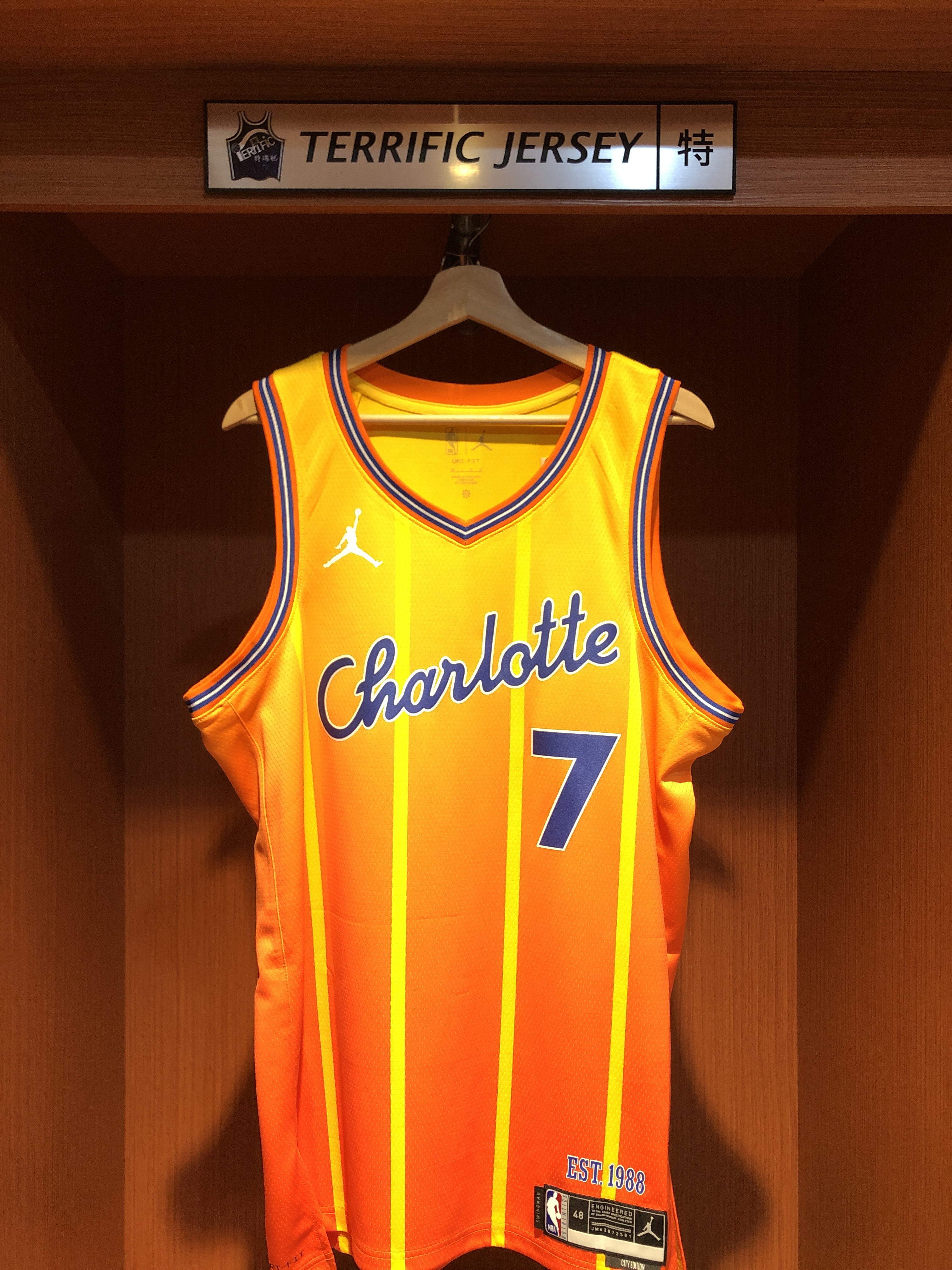 NBA球衣 Kon Knueppel 夏洛特黃蜂城市 25-26 City Jordan Swingman 球迷版 熱轉印 全新