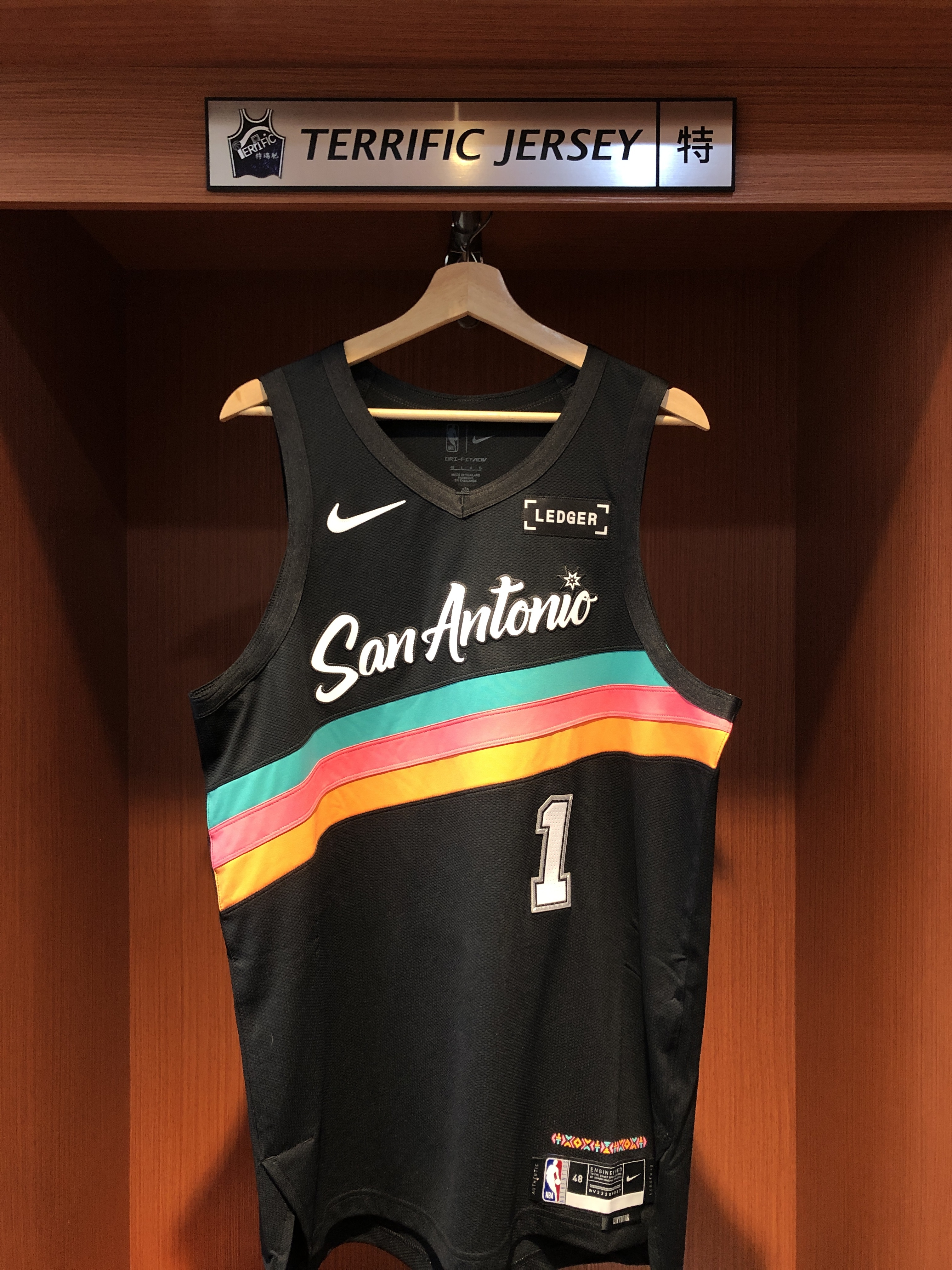 NBA球衣 Victor Wembanyama 聖安東尼奧馬刺城市 25-26 City Nike Authentic 球員版 電繡 含贊助商標 全新