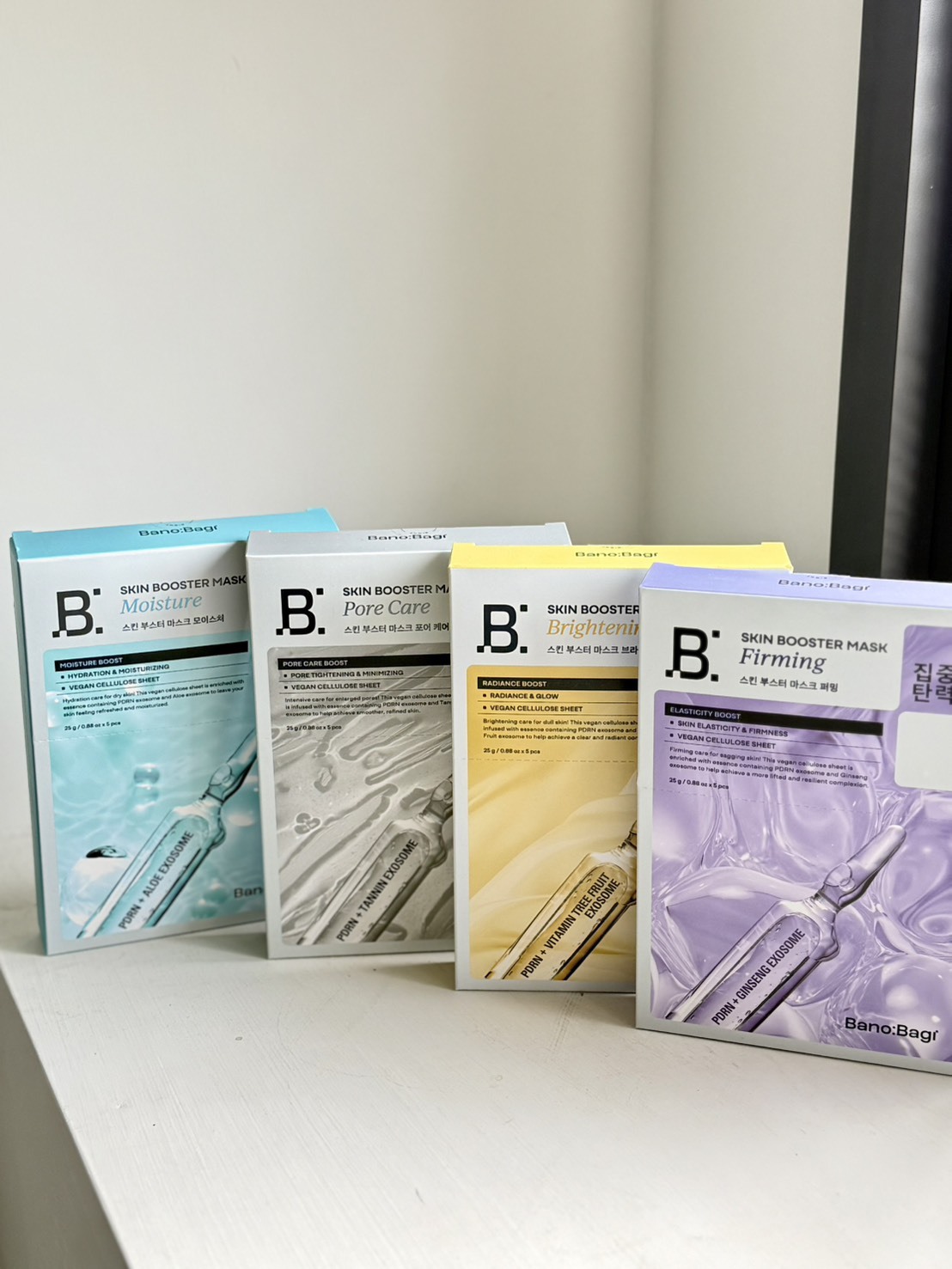 Banobagi｜PDRN賦活面膜系列 盒裝5片（共4款）