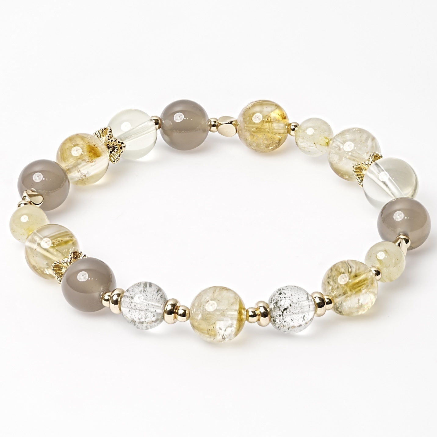 戰車之年｜行動、財富、突破｜黃塔晶·黃水晶·灰瑪瑙·綠幽靈·金髮晶