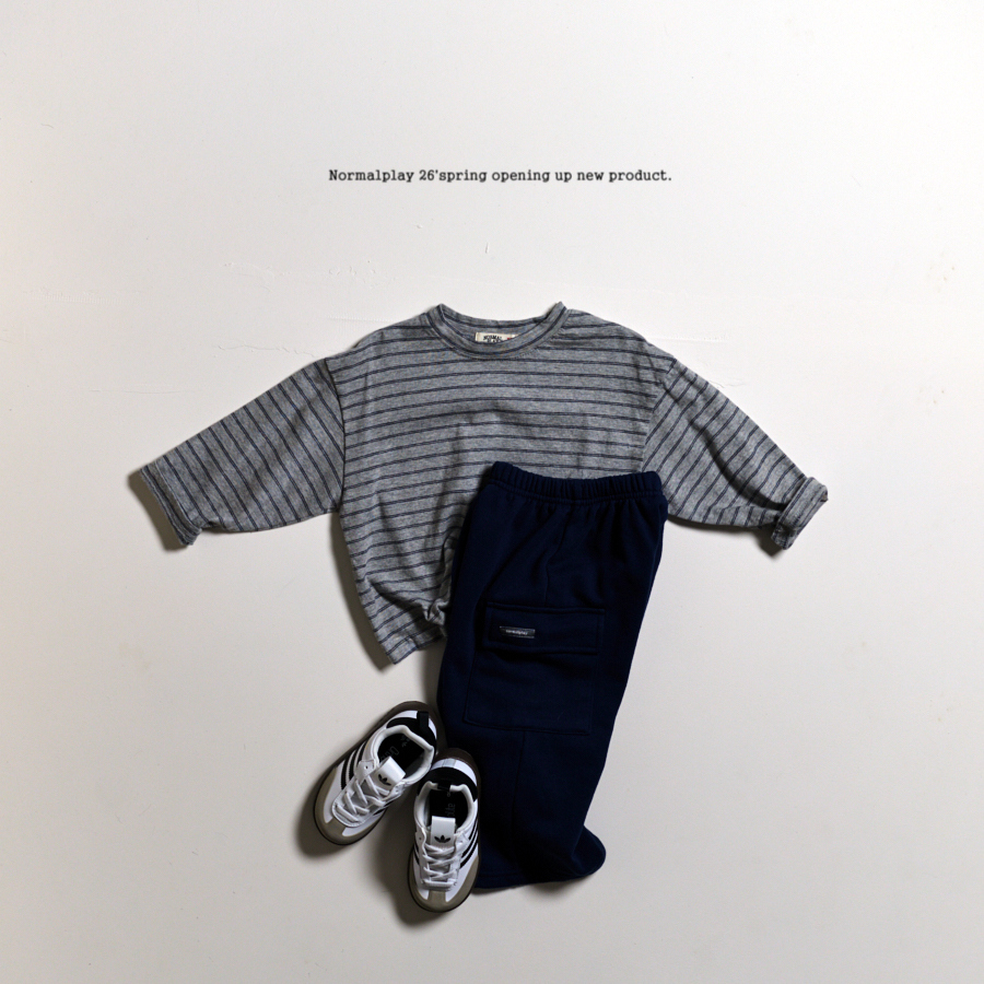 經典條紋長袖上衣