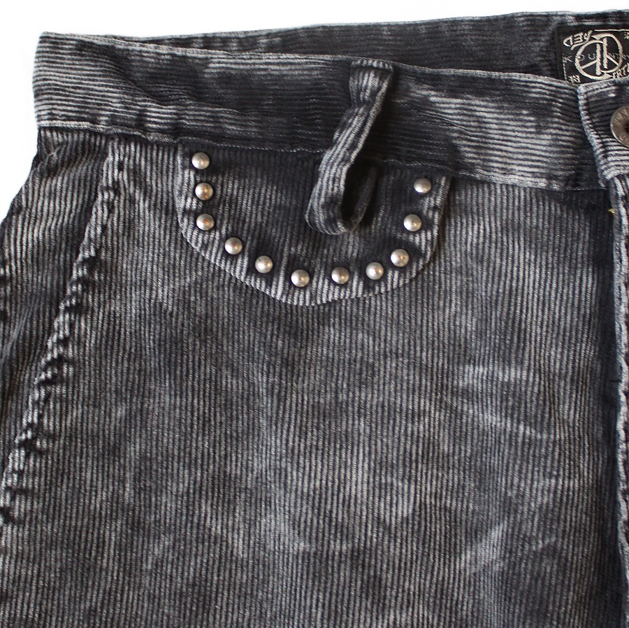 1/17 RELEASE: KAPITAL 14W Corduroy Boogie Dayport Baggy Pants (Dirty Dyed) - PRE ORDER ITEM (預訂中)