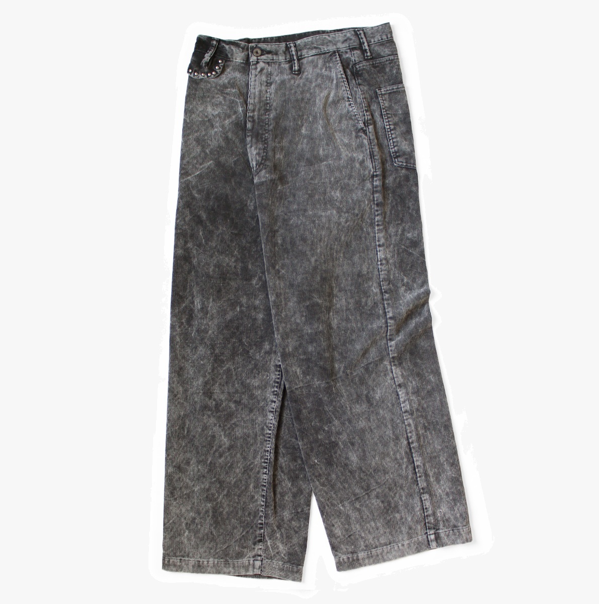 1/17 RELEASE: KAPITAL 14W Corduroy Boogie Dayport Baggy Pants (Dirty Dyed) - PRE ORDER ITEM (預訂中)