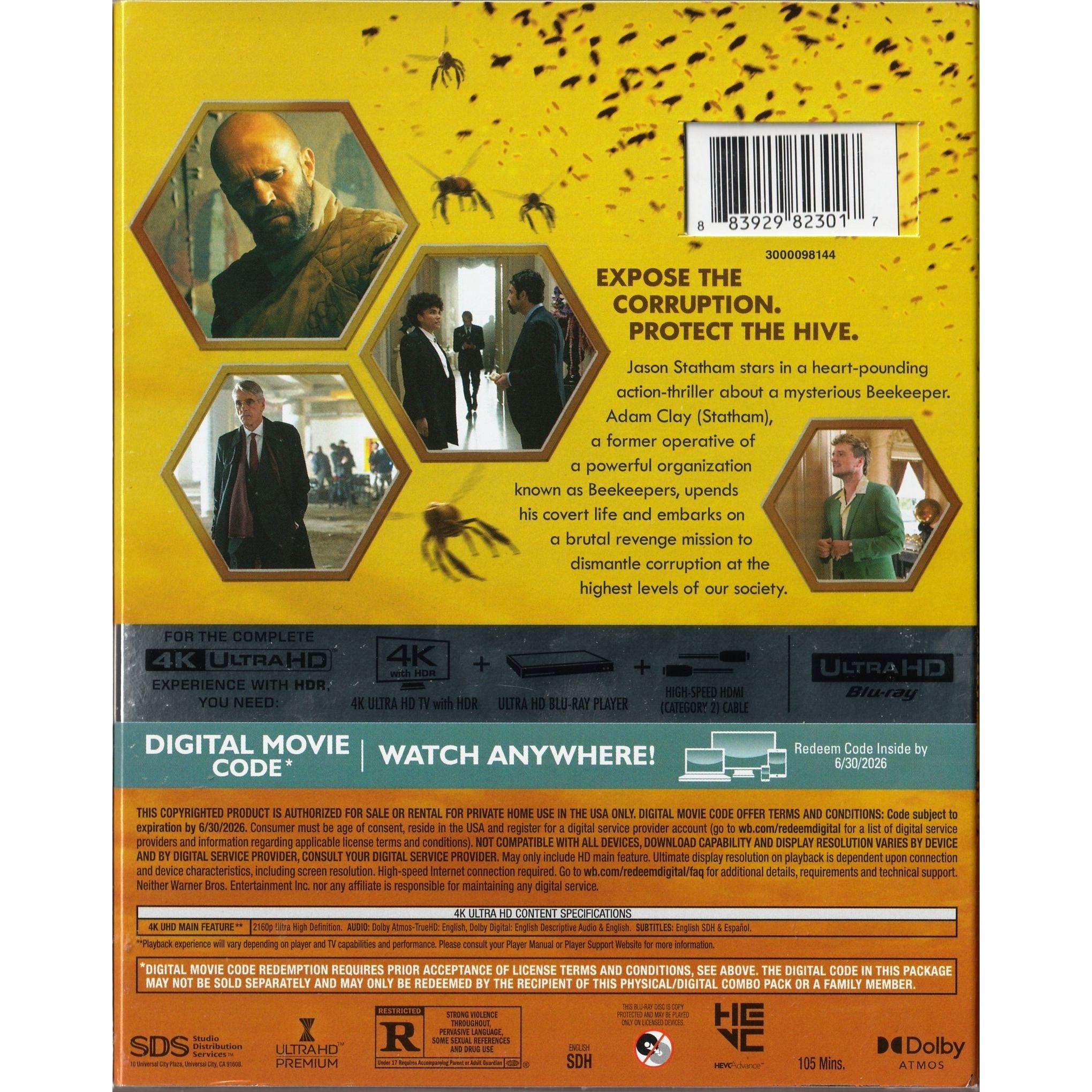 蜂神惡殺 (2024) (4K Ultra HD) (美國版) [無中文字幕]