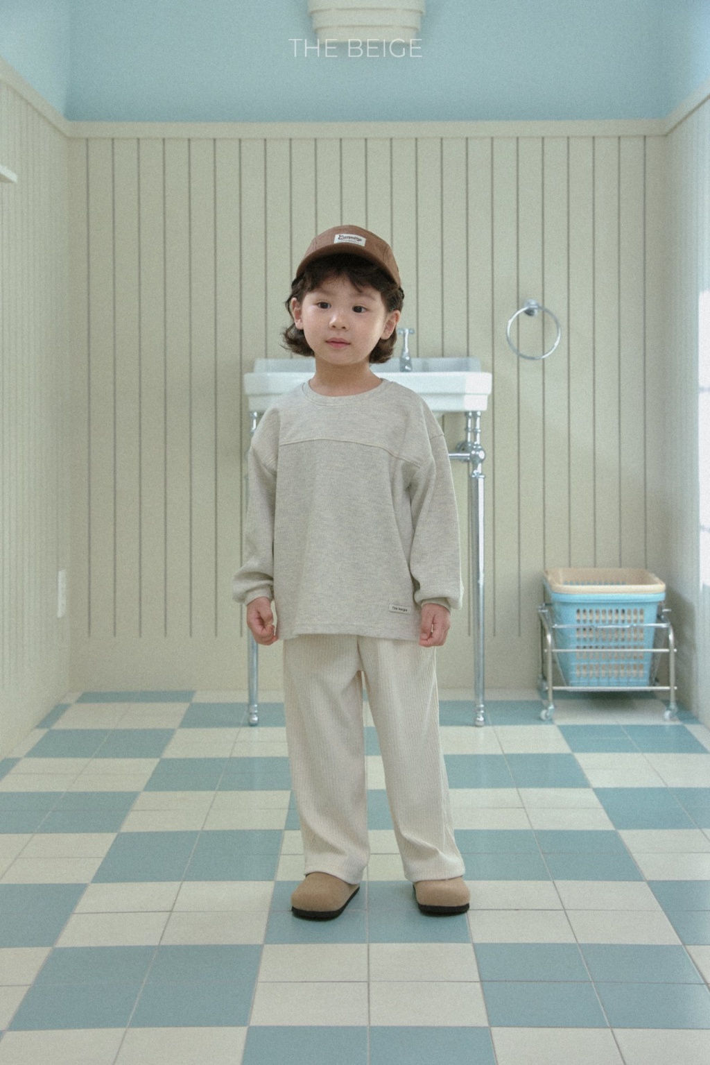 正韓春Thebeige  三色直抗條軟軟褲