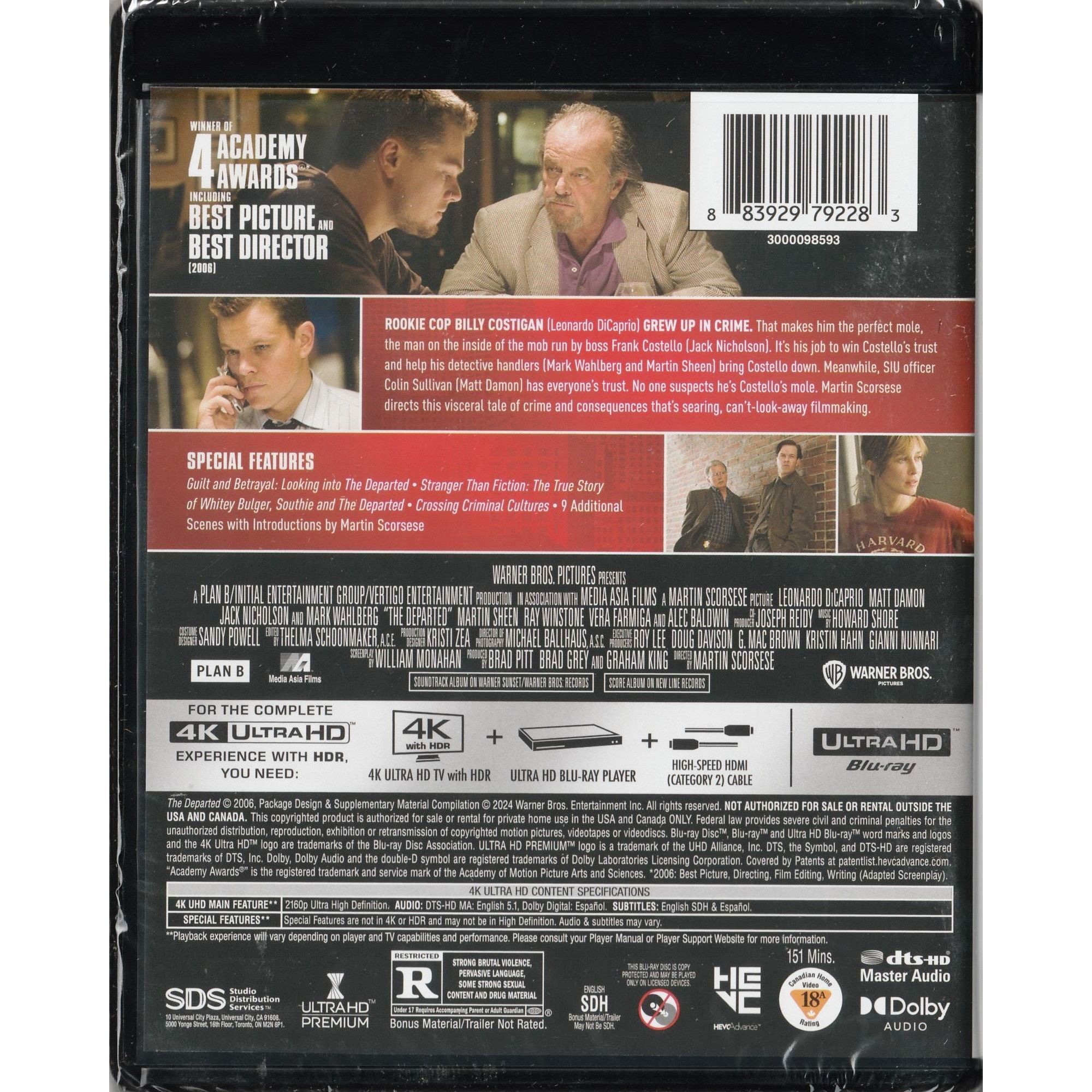 無間道風雲 (2006) (4K Ultra HD) (美國版) [無中文字幕]