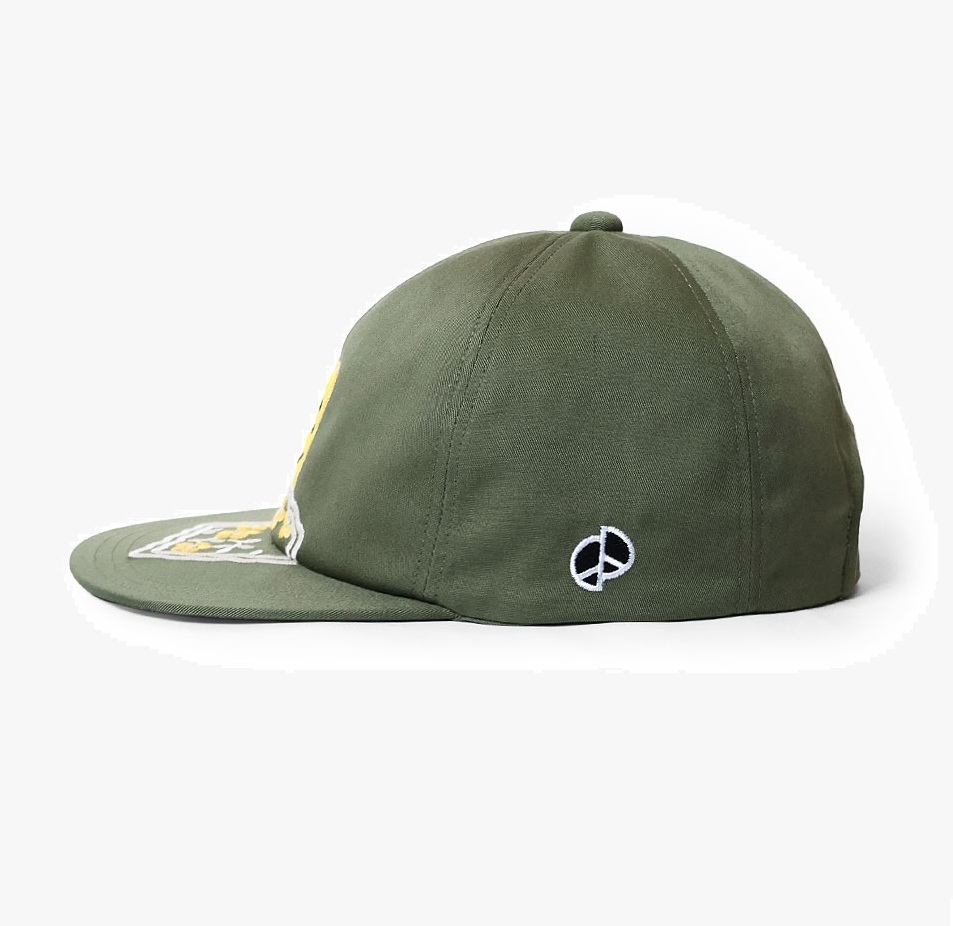 KAPITAL CHINO BASEBALL CAP (Peckish Rainbow Embroidery) - PRE ORDER ITEM (預訂中)