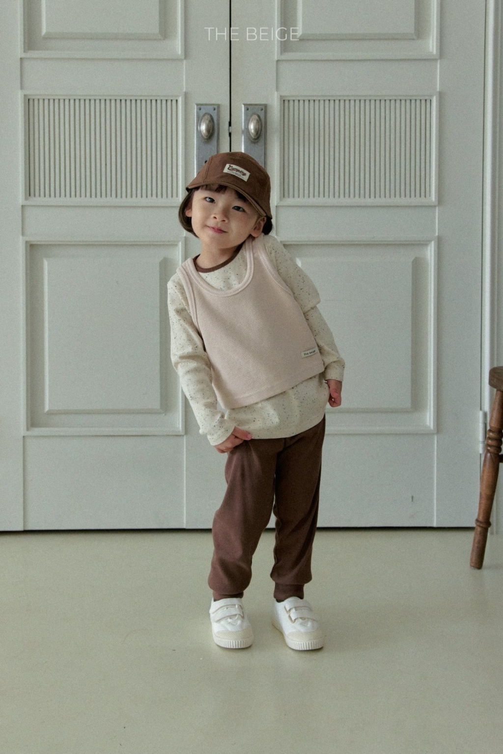 正韓春Thebeige 三色溫柔小點疊穿背心