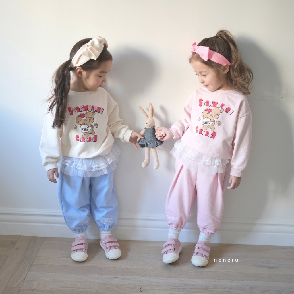 正韓春NENERU 草莓熊熊上衣