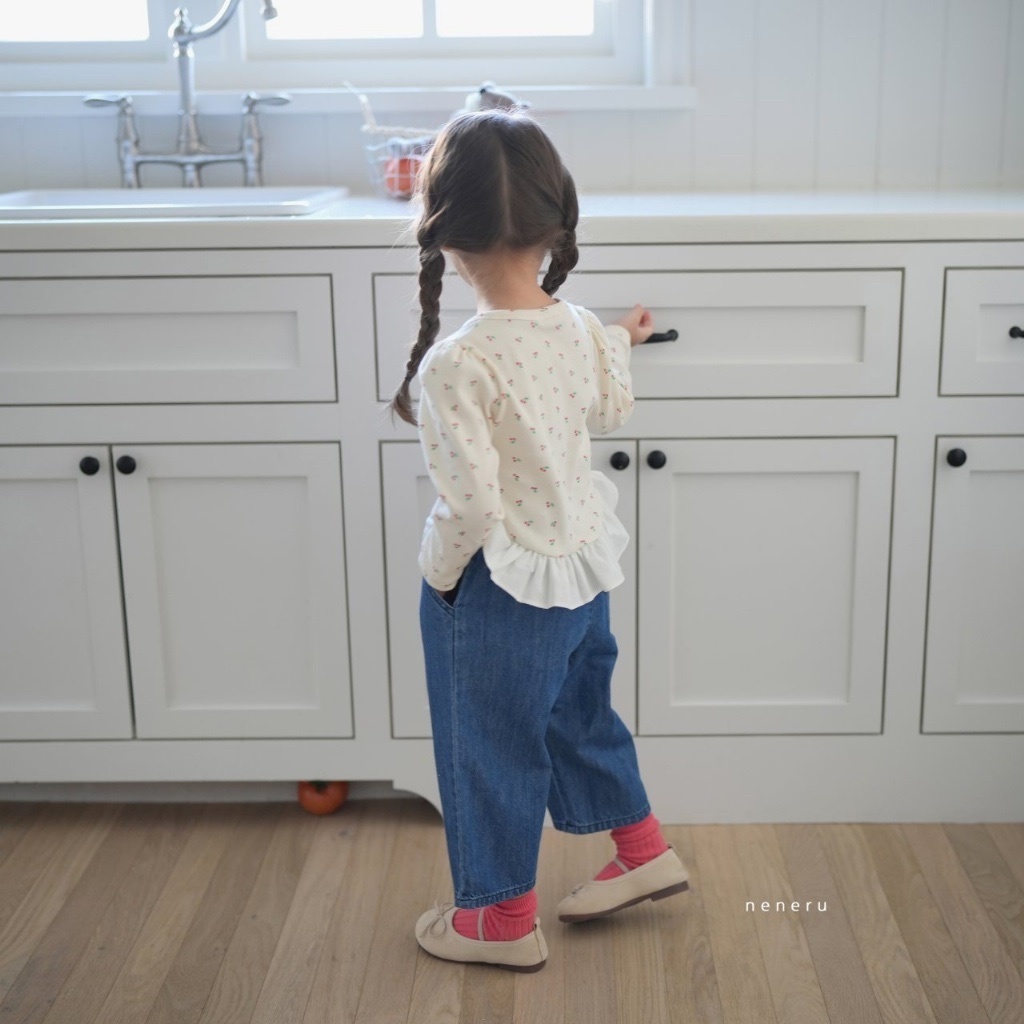 正韓春NENERU 春季丹寧牛仔褲