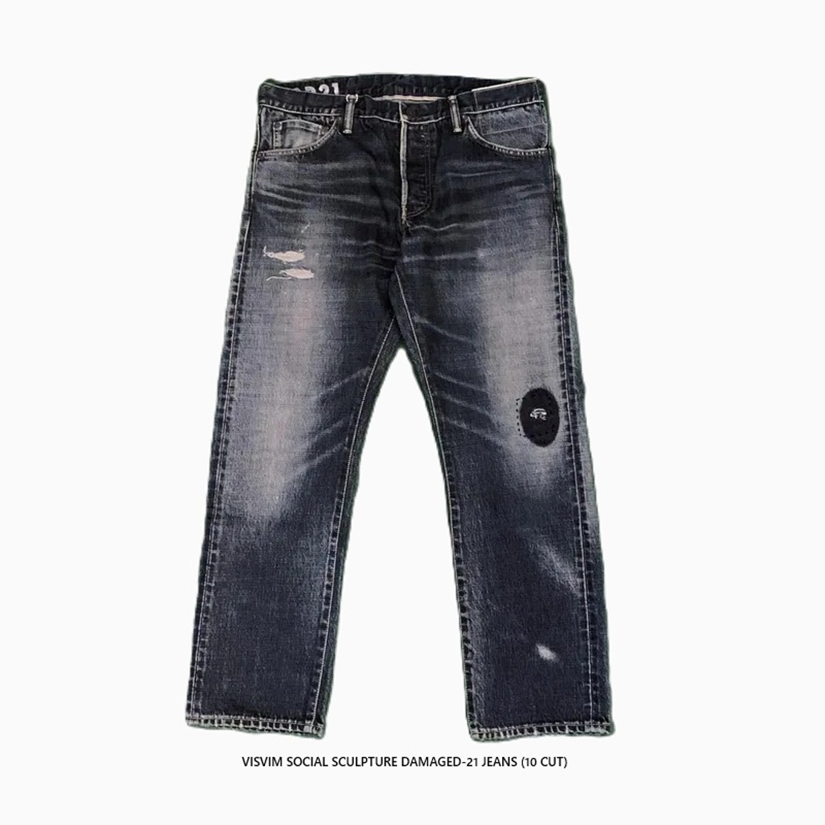 VISVIM SOCIAL SCULPTURE 10 DAMAGED-21 JEANS - IN STOCK NOW (現貨發售中)