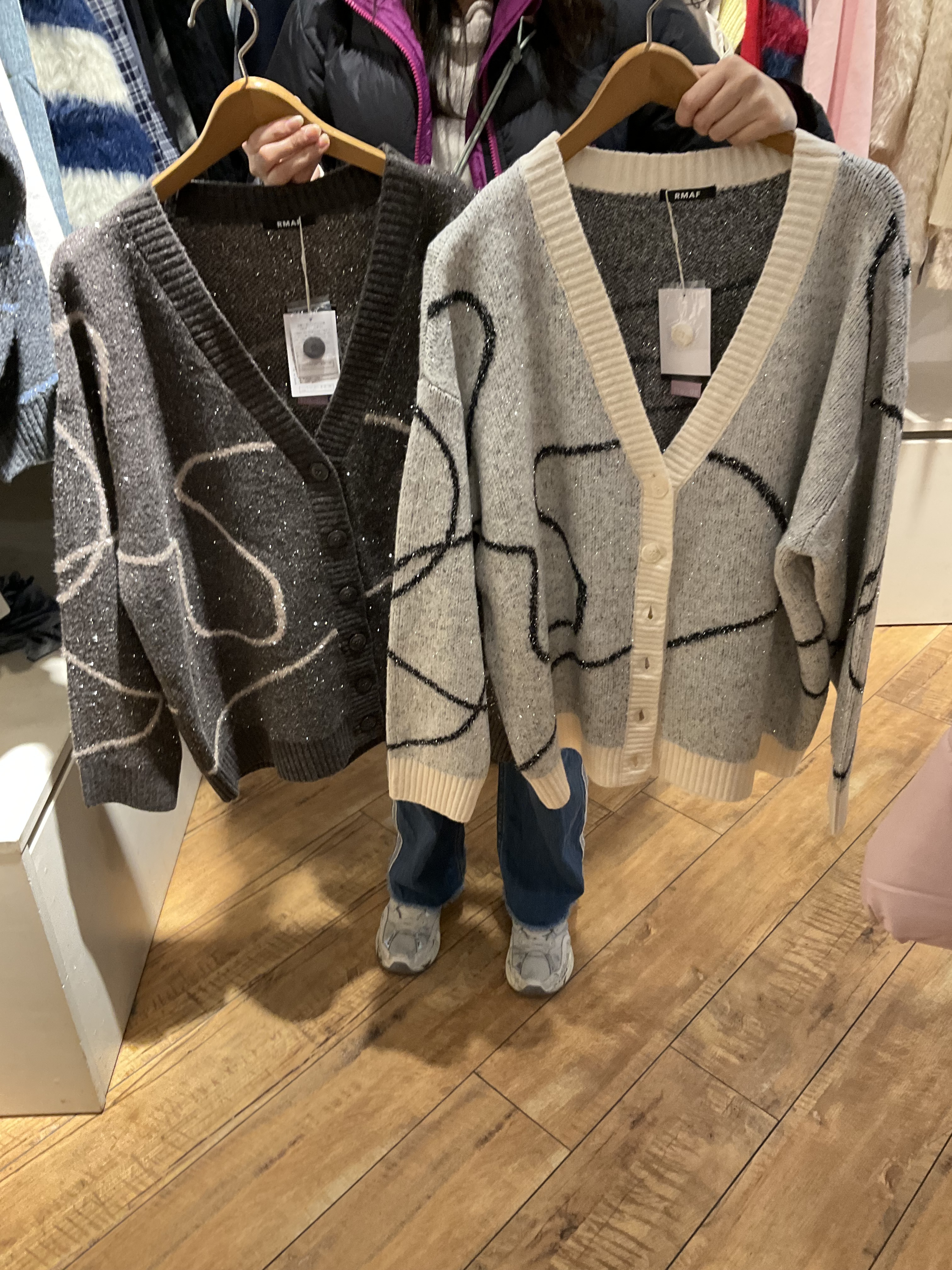 Odo101 閃線針織外套