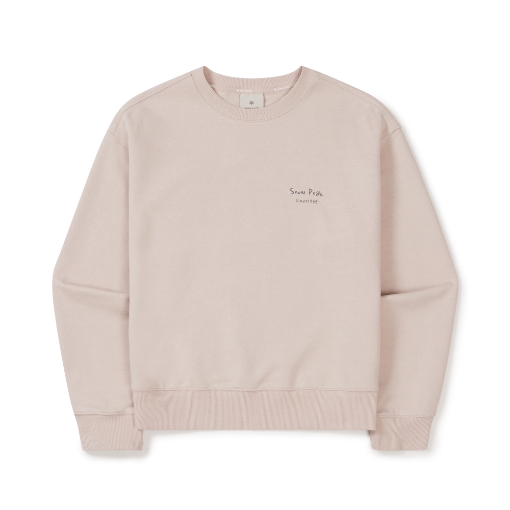 【代購】Snow Peak 女款 Gardening 圖形半短版圓領衛衣 顯瘦比例 S26SWF-HT53