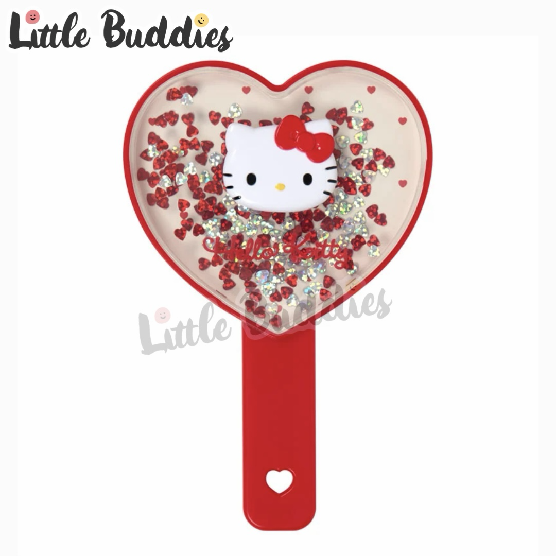 日本 Sanrio 新生活個人飾品系列 - 心形流沙手提鏡