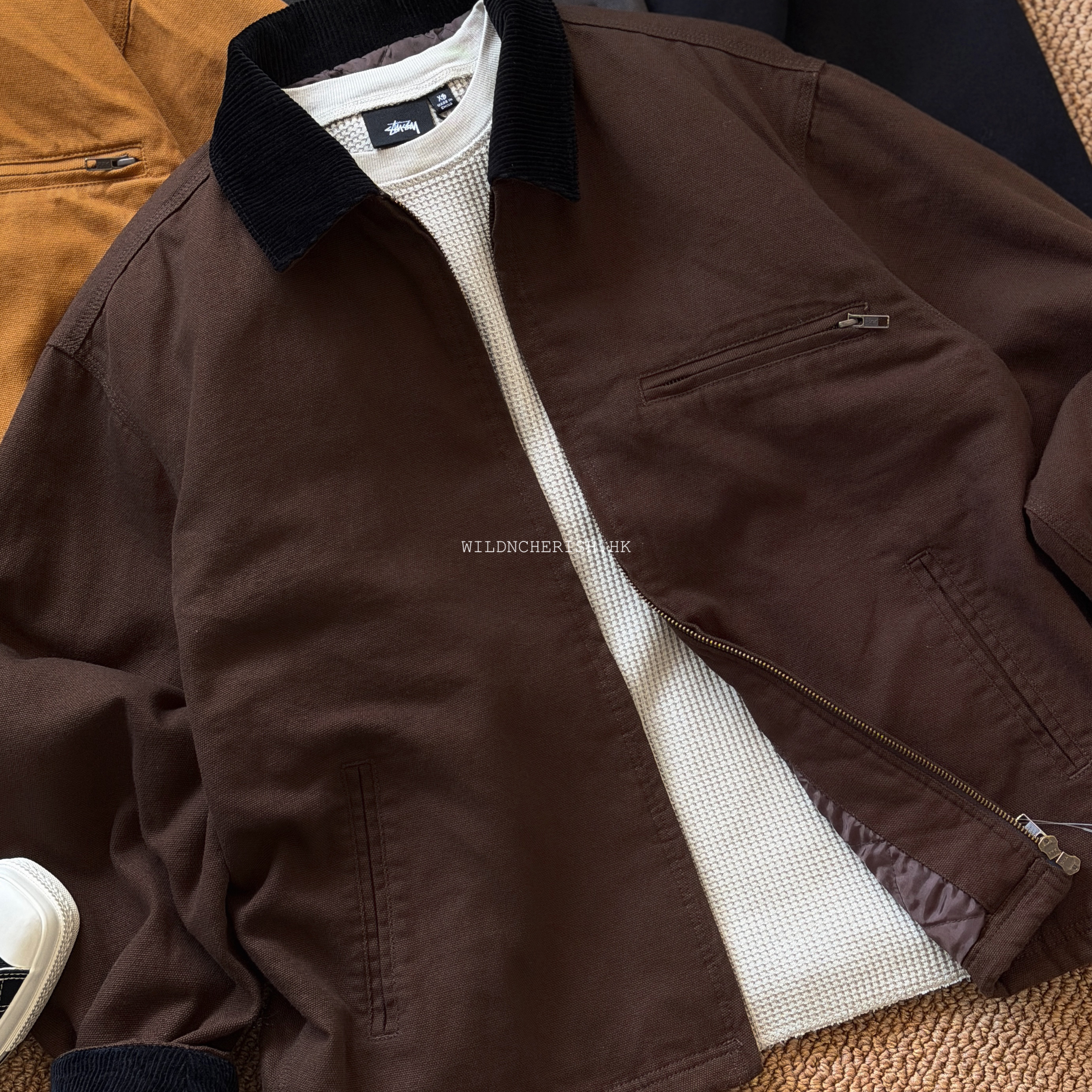 現貨 | Freak's Store Corduroy Panel Duck Blouson 帆布 鋪棉 底特律