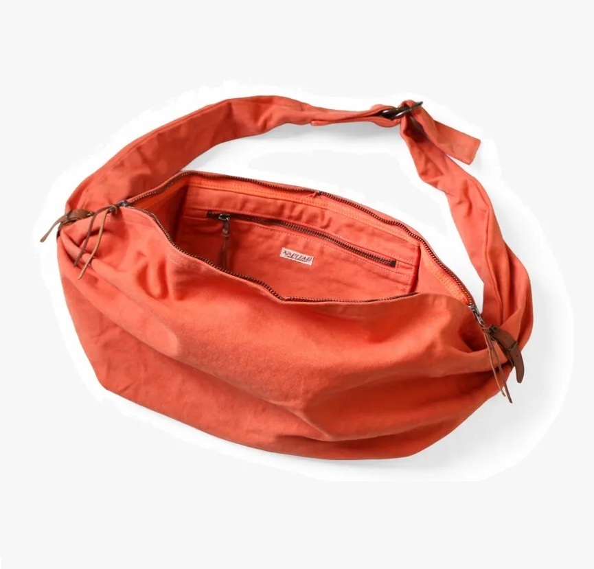 KAPITAL No. 6 Canvas Snufkin BAG - ORANGE PRE ORDER ITEM (預訂中)