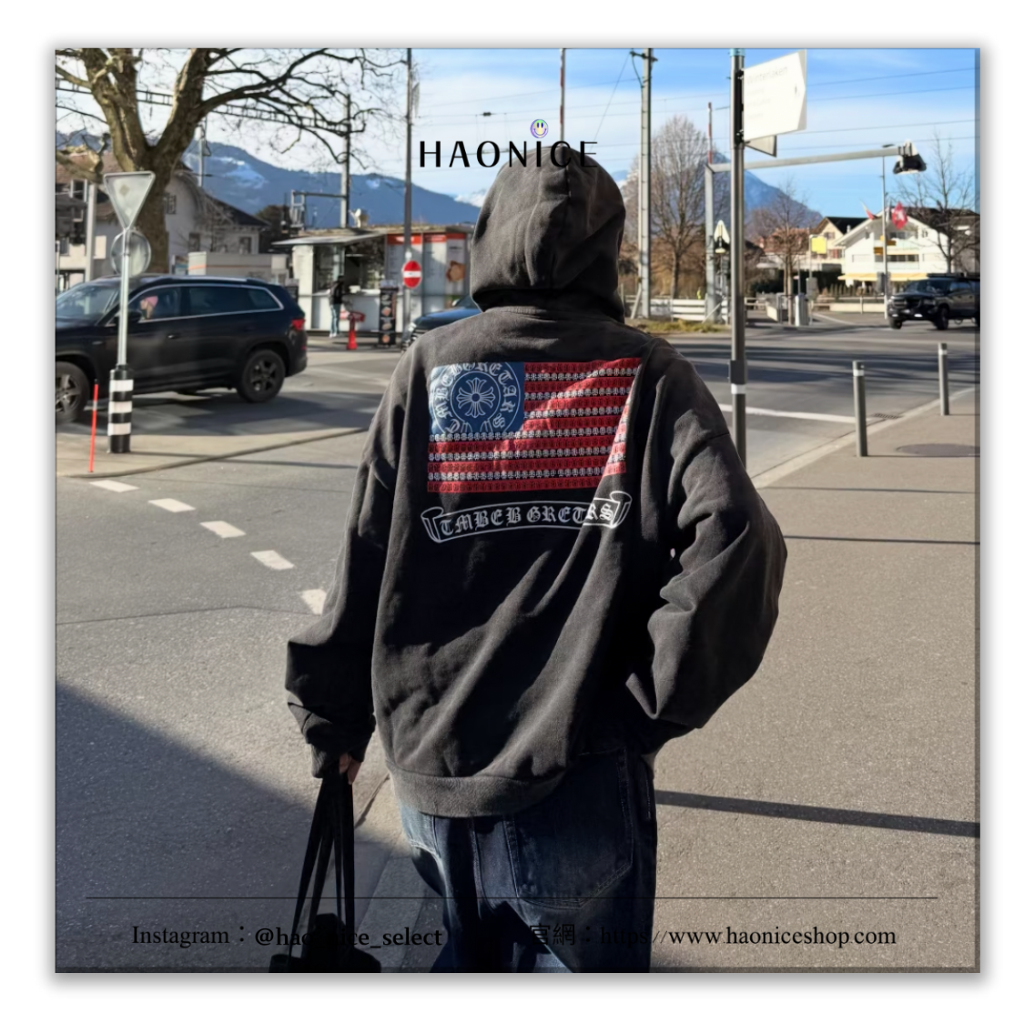 【HAO NICE】這件超頂⚡️Chrome Hearts克羅心 美國🇺🇸國旗圖樣logo 長袖外套 拉鍊外套 連帽 休閒