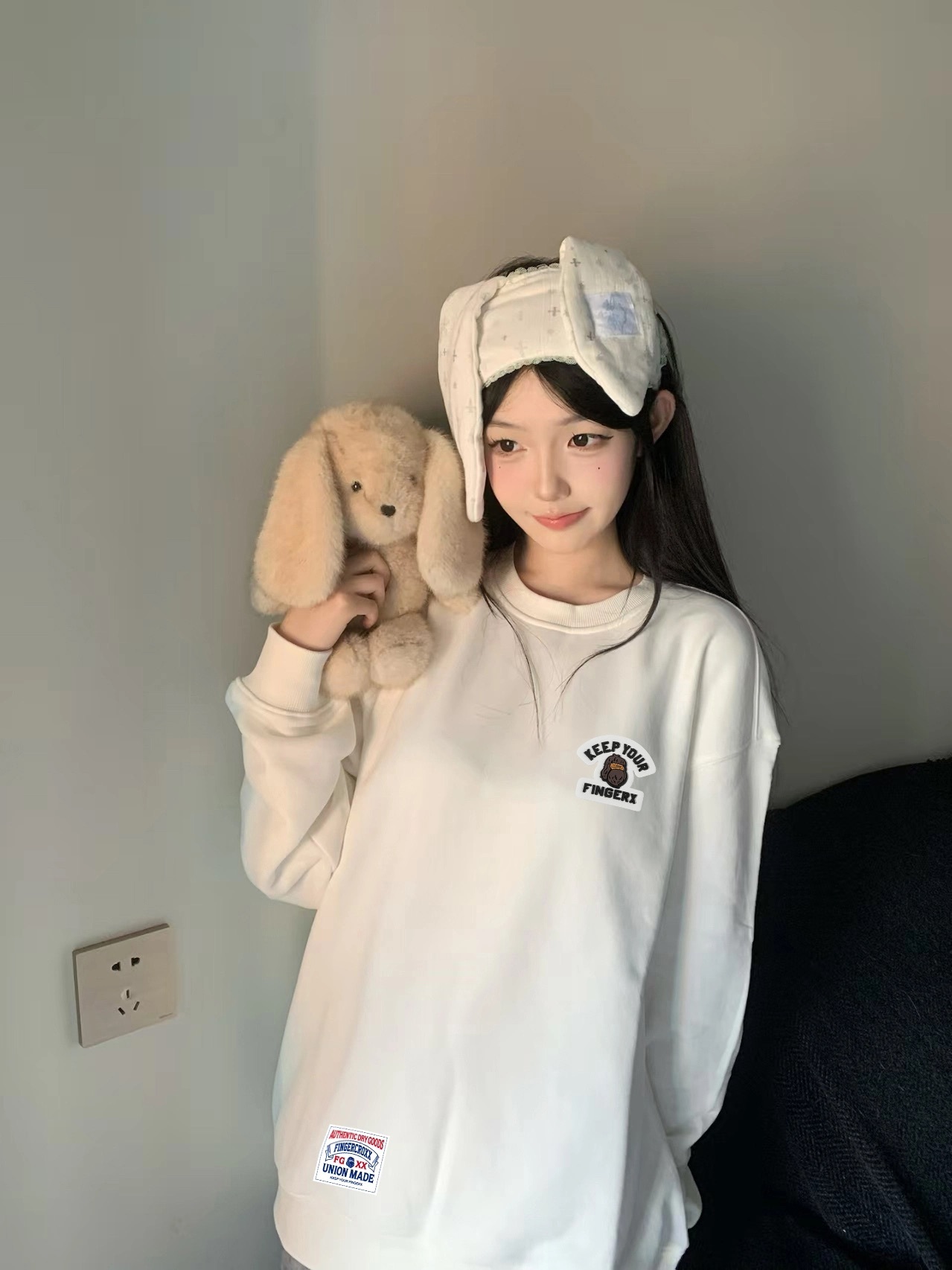 代購-Fingercroxx i.t集團香港FGXX猿人 厚磅長袖T恤  男女同款