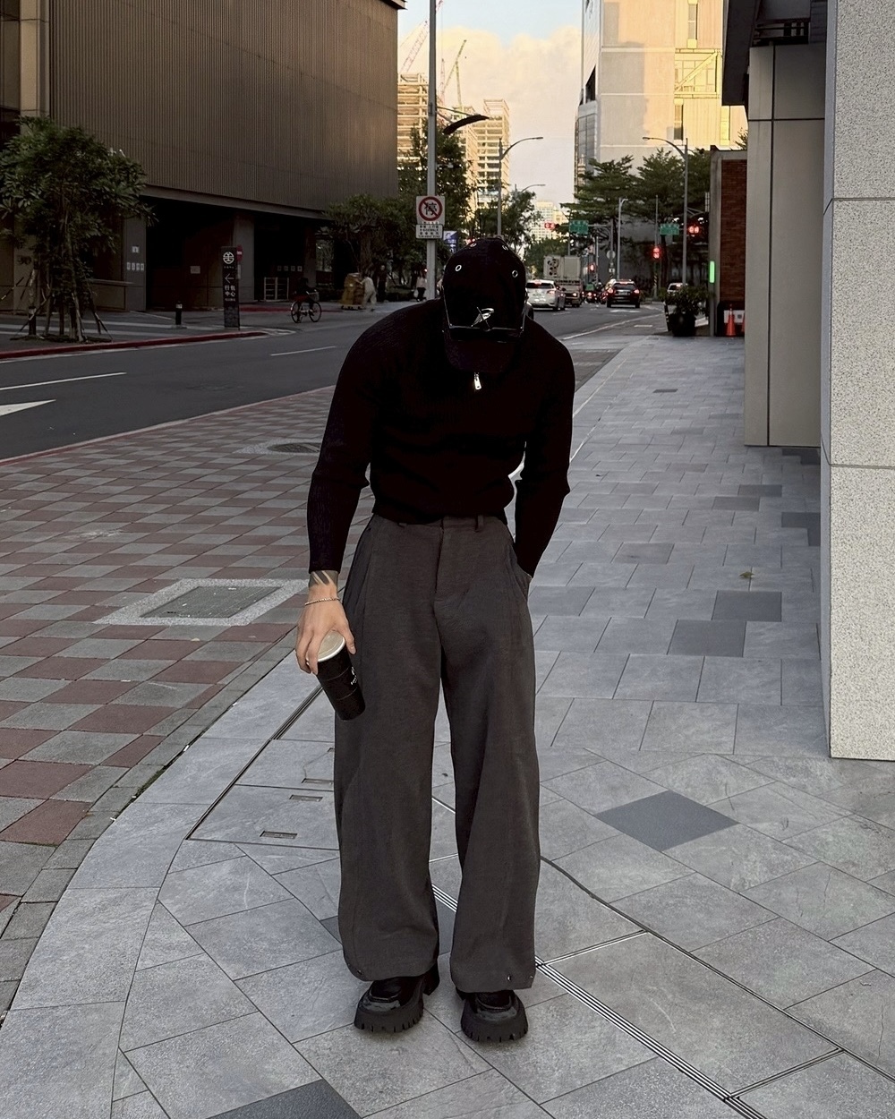 厚磅數 毛呢 寬版 西裝 長褲 西裝褲