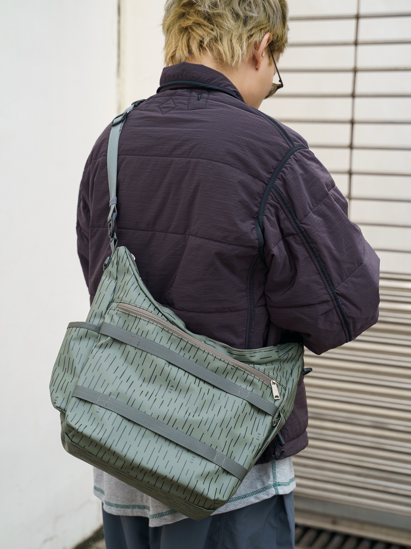 CIE｜GRID3 SHOULDERBAG-02 (L size) LIMITED EDITION - RAIN CAMO -