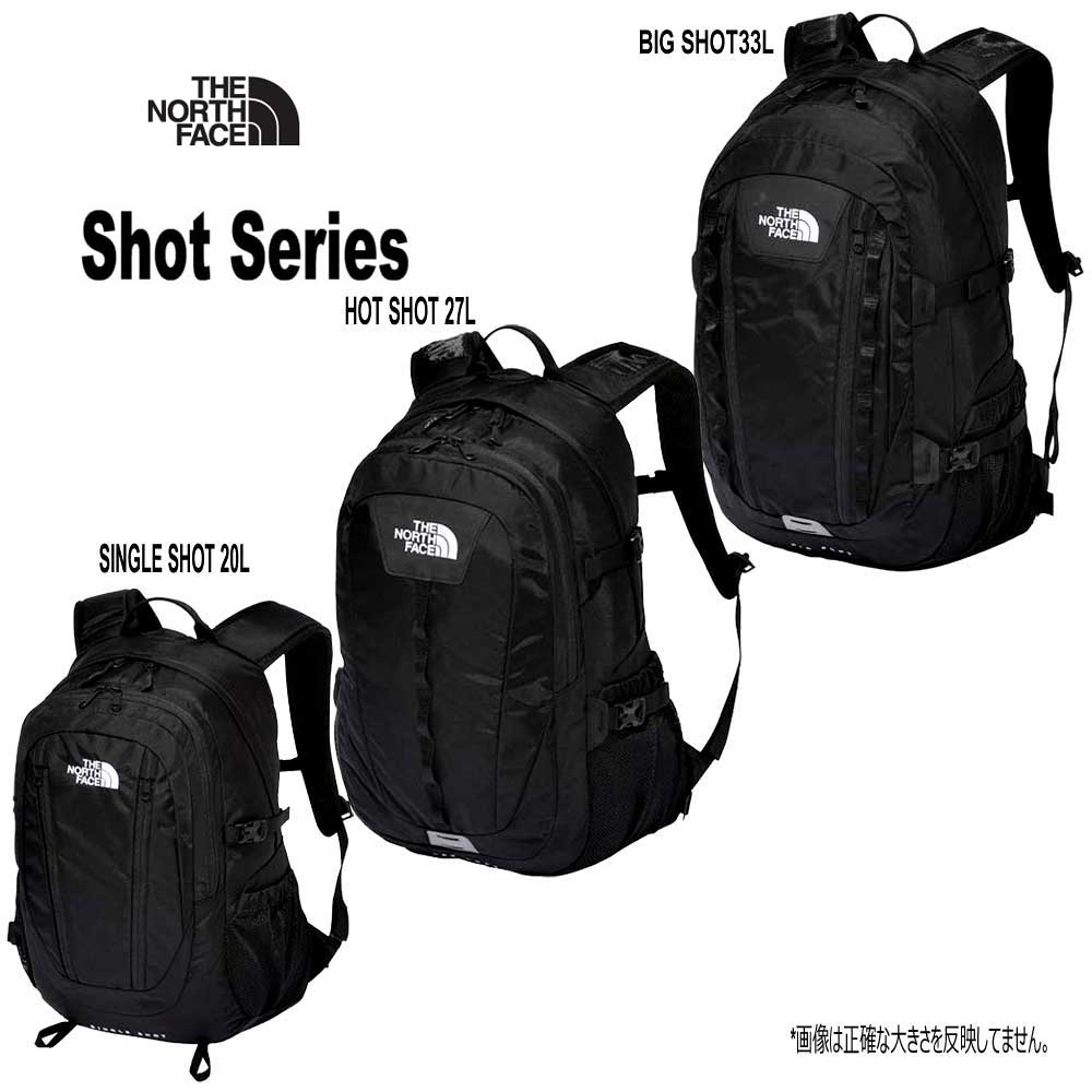 THE NORTH FACE  Shot Series 經典黑色 日本定番人氣機能後背包