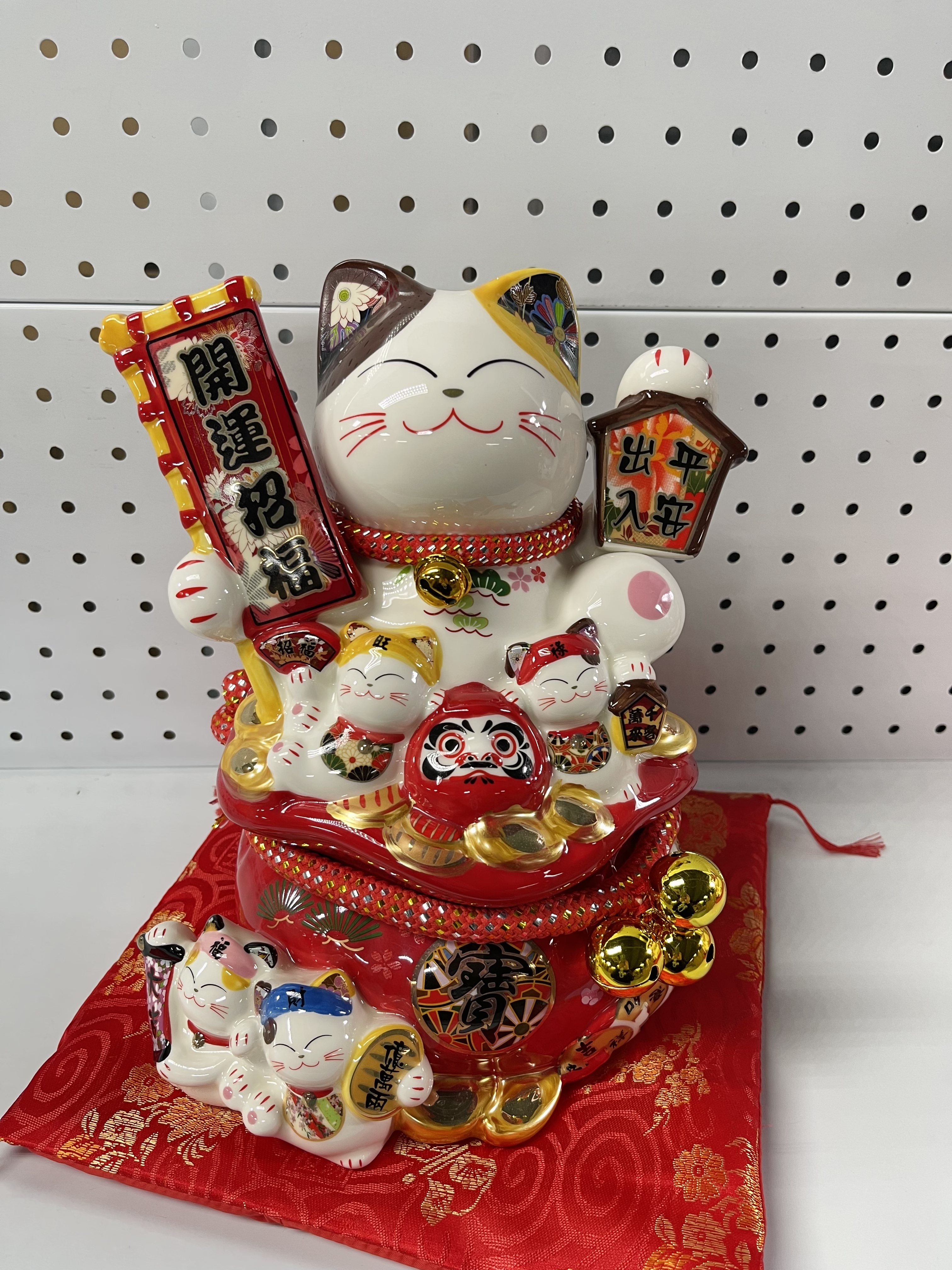 MV21 開運招福寶袋貓-錢甖 (86980)**只限自取**