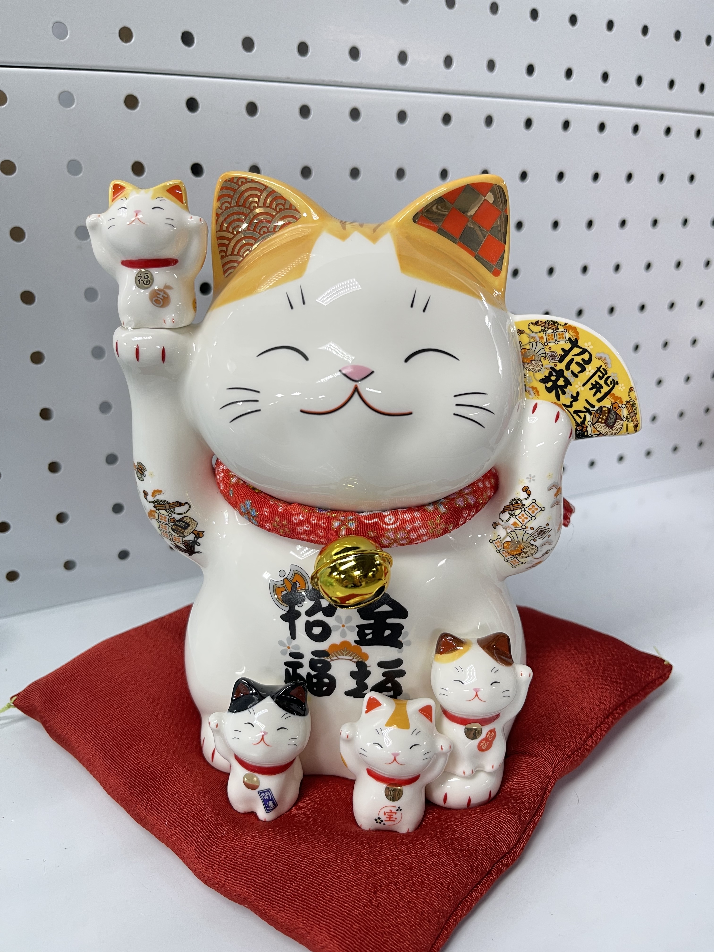 MV35 彩繪金運招福招財貓存錢罐 (FY4508)**只限自取**