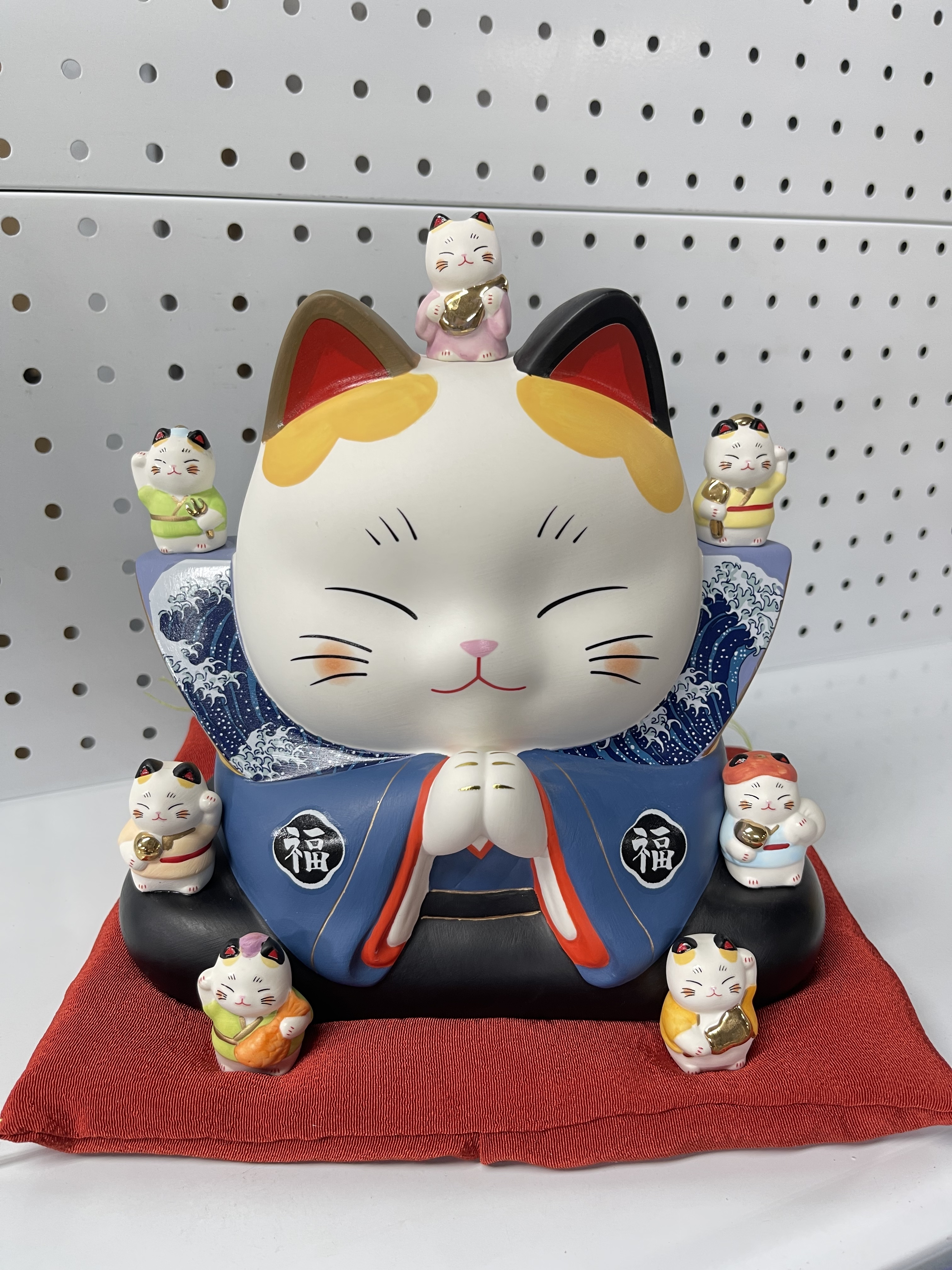 MV43 彩繪七福神和服貓存錢罐 (FY4517)**只限自取**