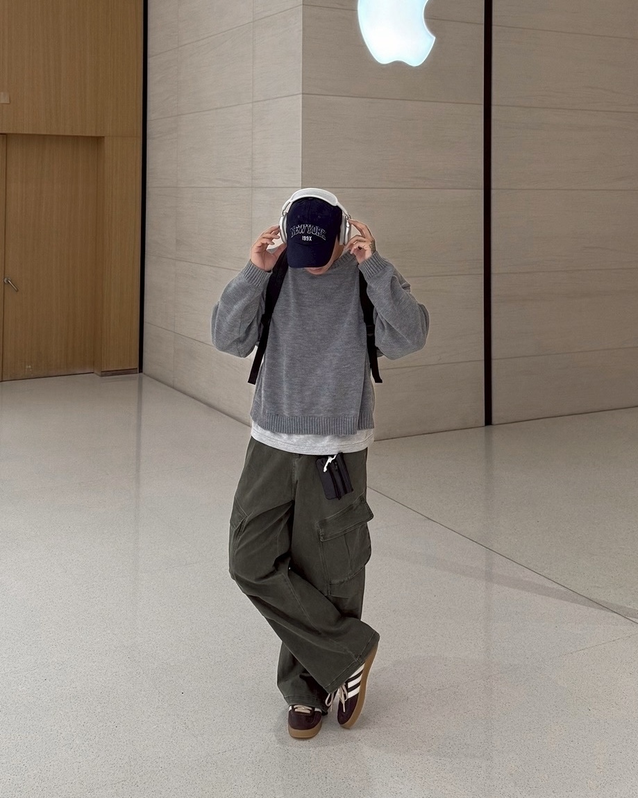 BOXY 寬短 針織 極簡 素面 毛衣