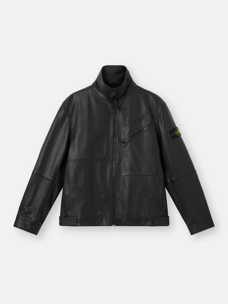 【代購】Stone Island 0100002 Matt Grain Leather 霧面顆粒皮革 高端機能設計