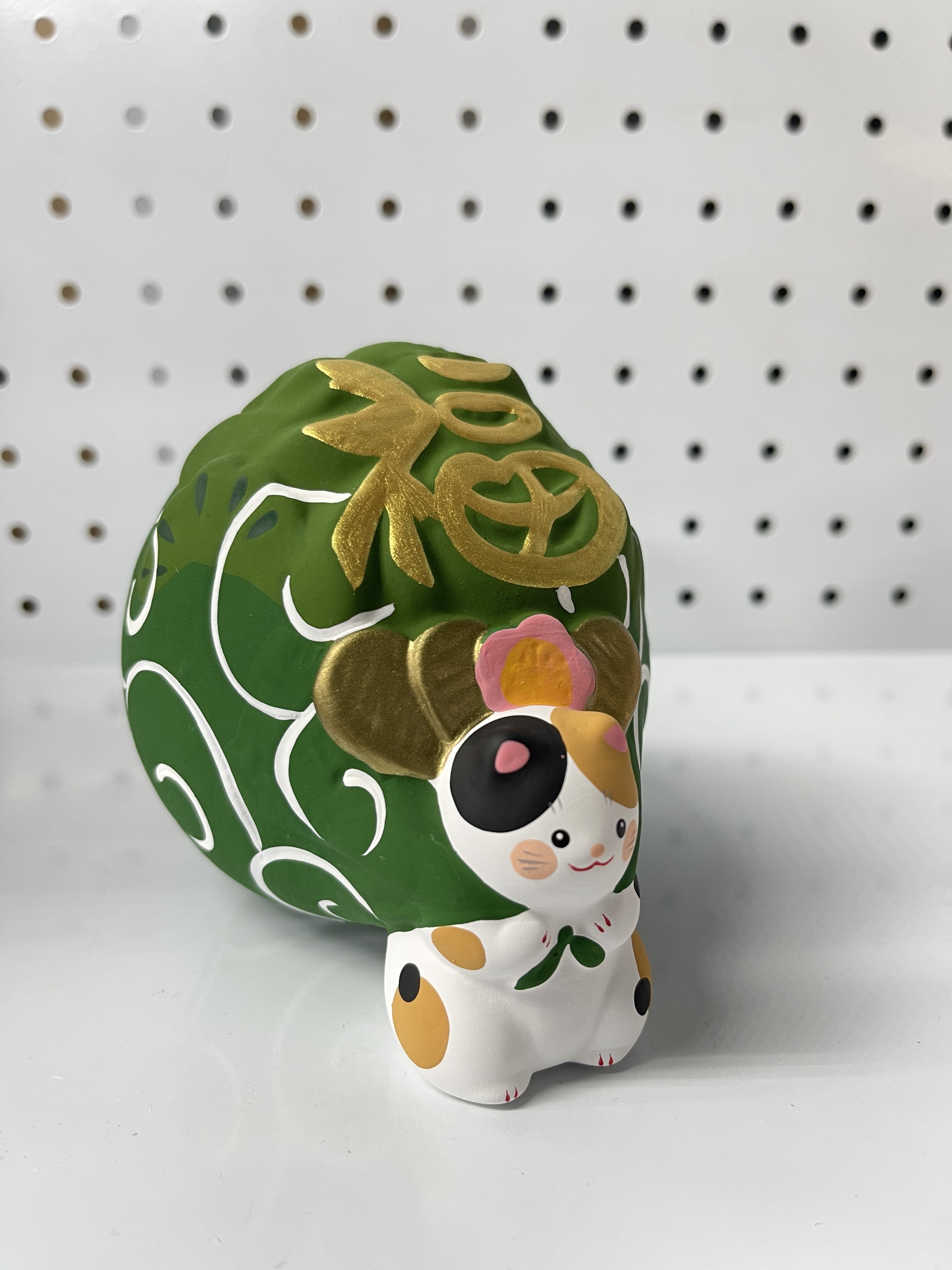 MV72 金福幸運貓·綠 (18-298A)**只限自取**