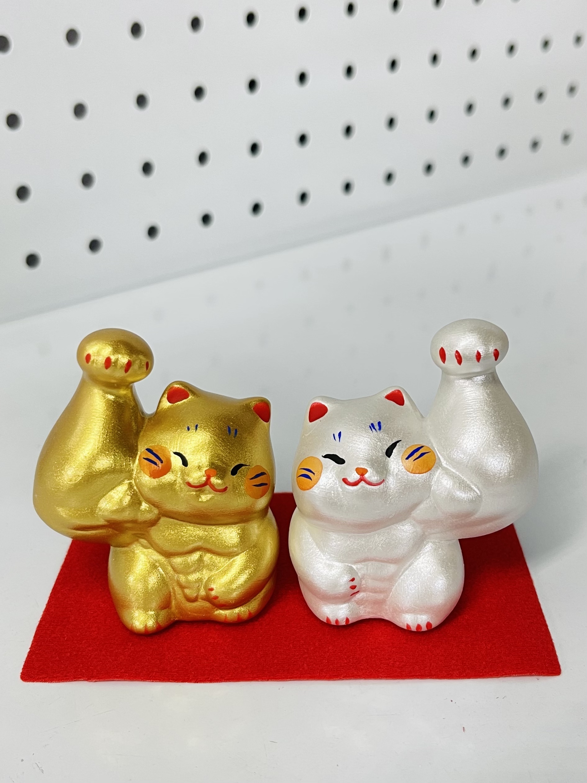 MV74 巨臂招財貓‖金銀套組 (18-303)**只限自取**