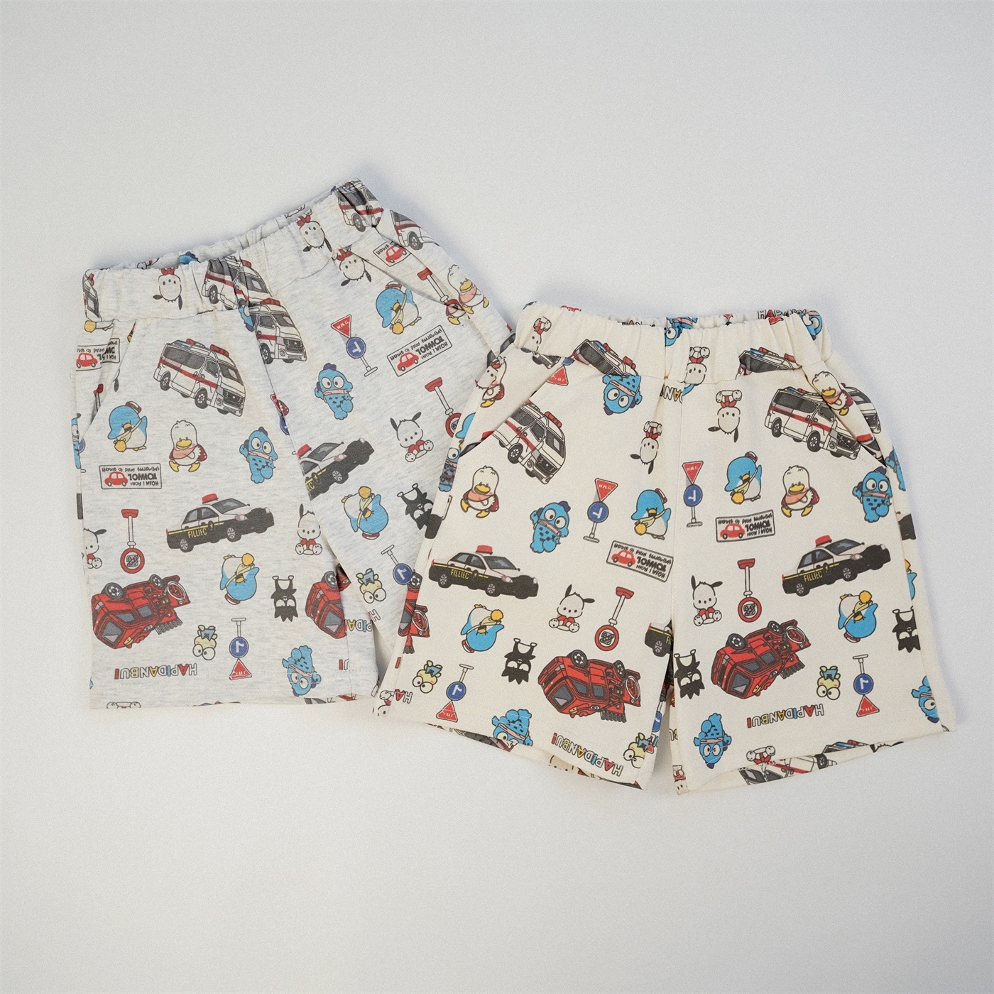 日系純棉五分褲