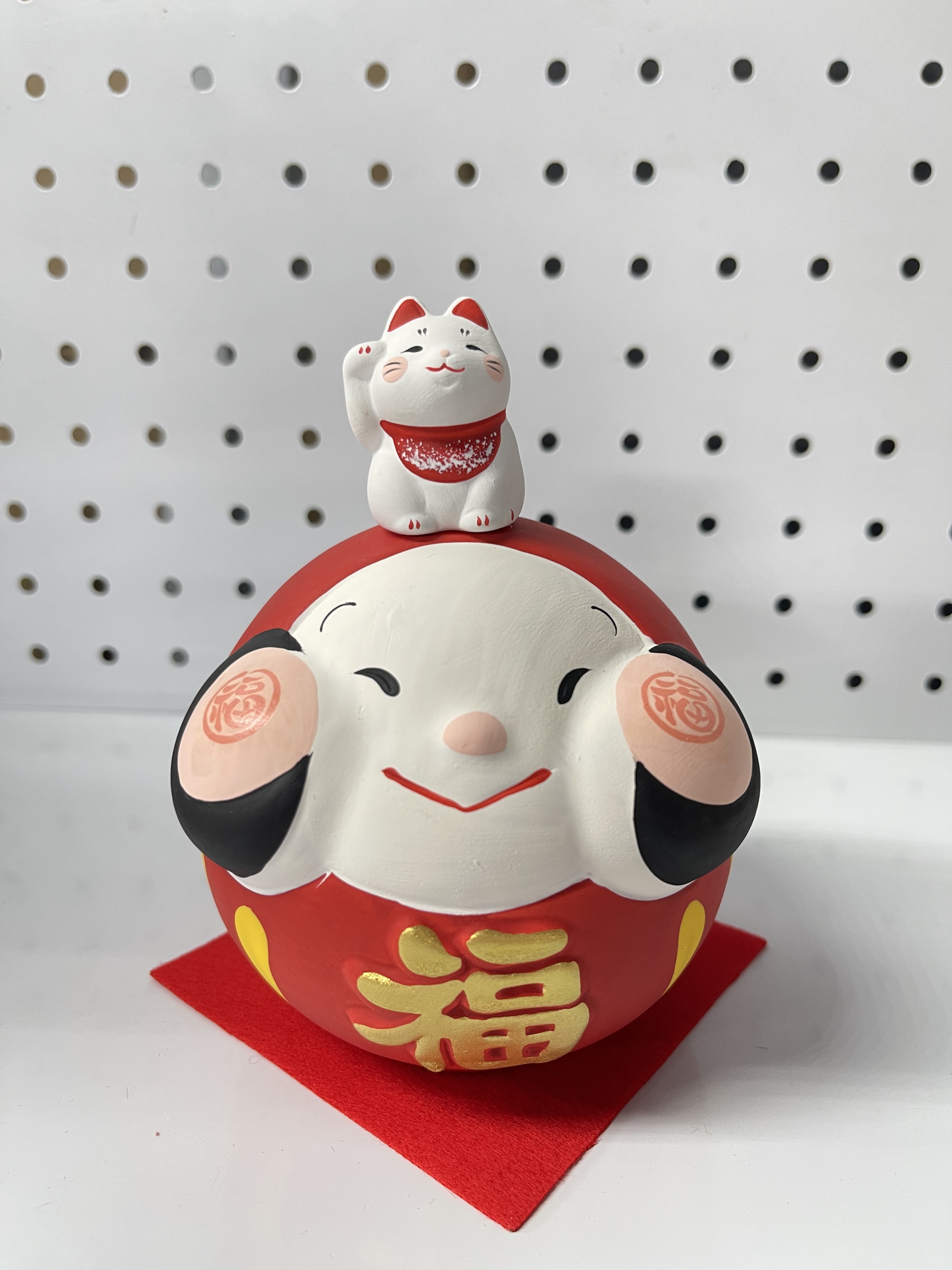 MV93 福運雙臨達摩·貓 (19-450A)**只限自取**