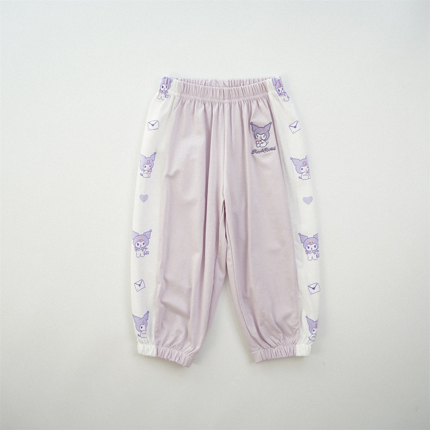 三色純棉粉嫩色防蚊褲