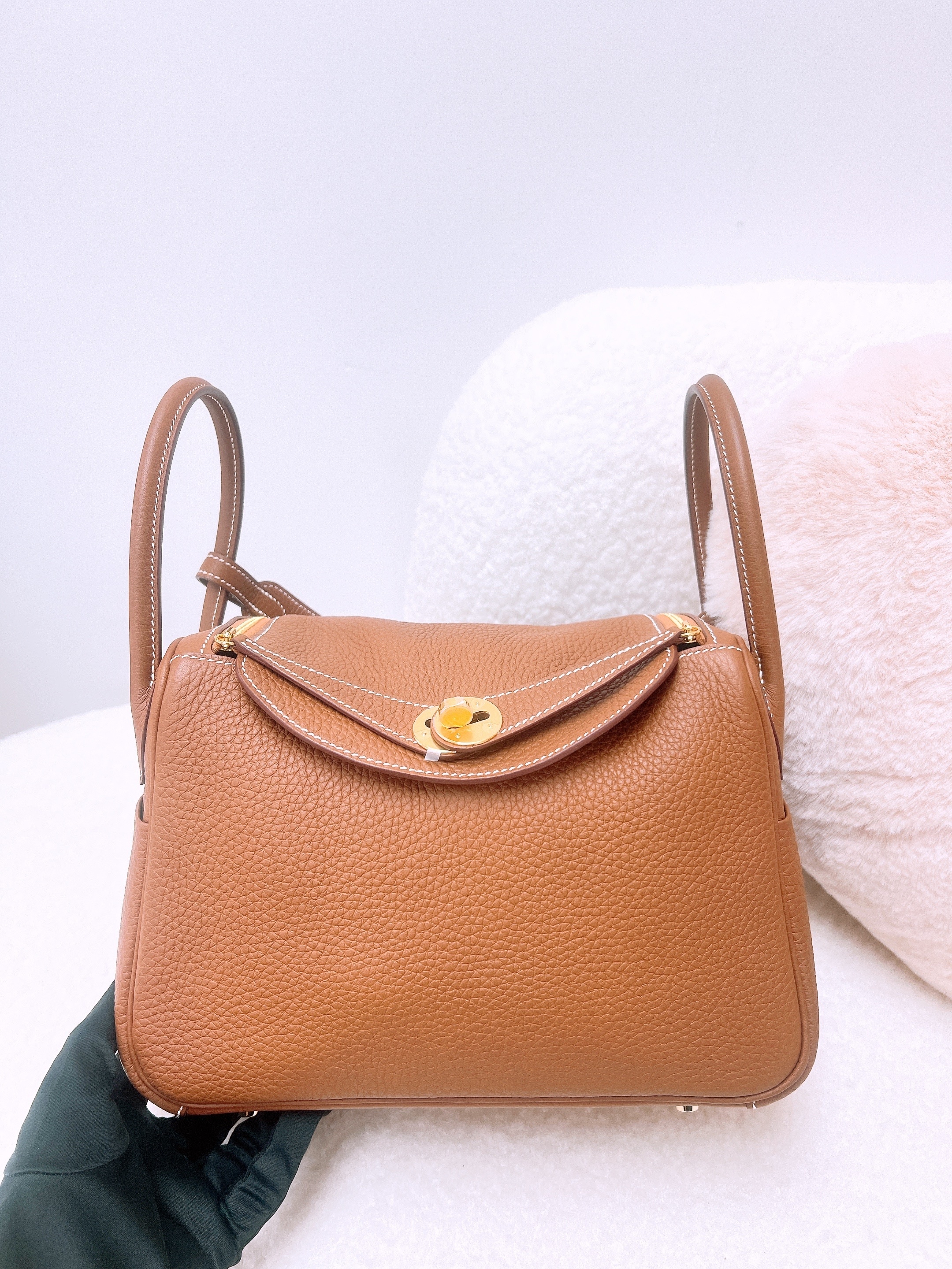Hermes lindy 26 (gold/ GHW/ stamp b)