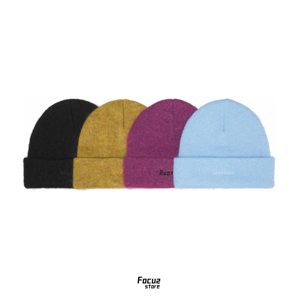 【Focus Store】現貨秒發 Supreme FW25 Week10 Mohair Beanie 四色 馬海毛針織帽 毛帽