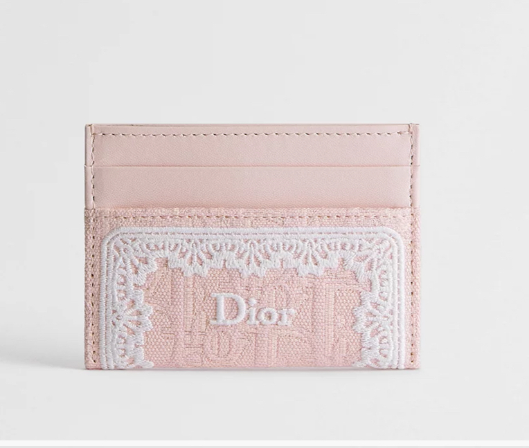 Dior Oblique Freesia Card Holder