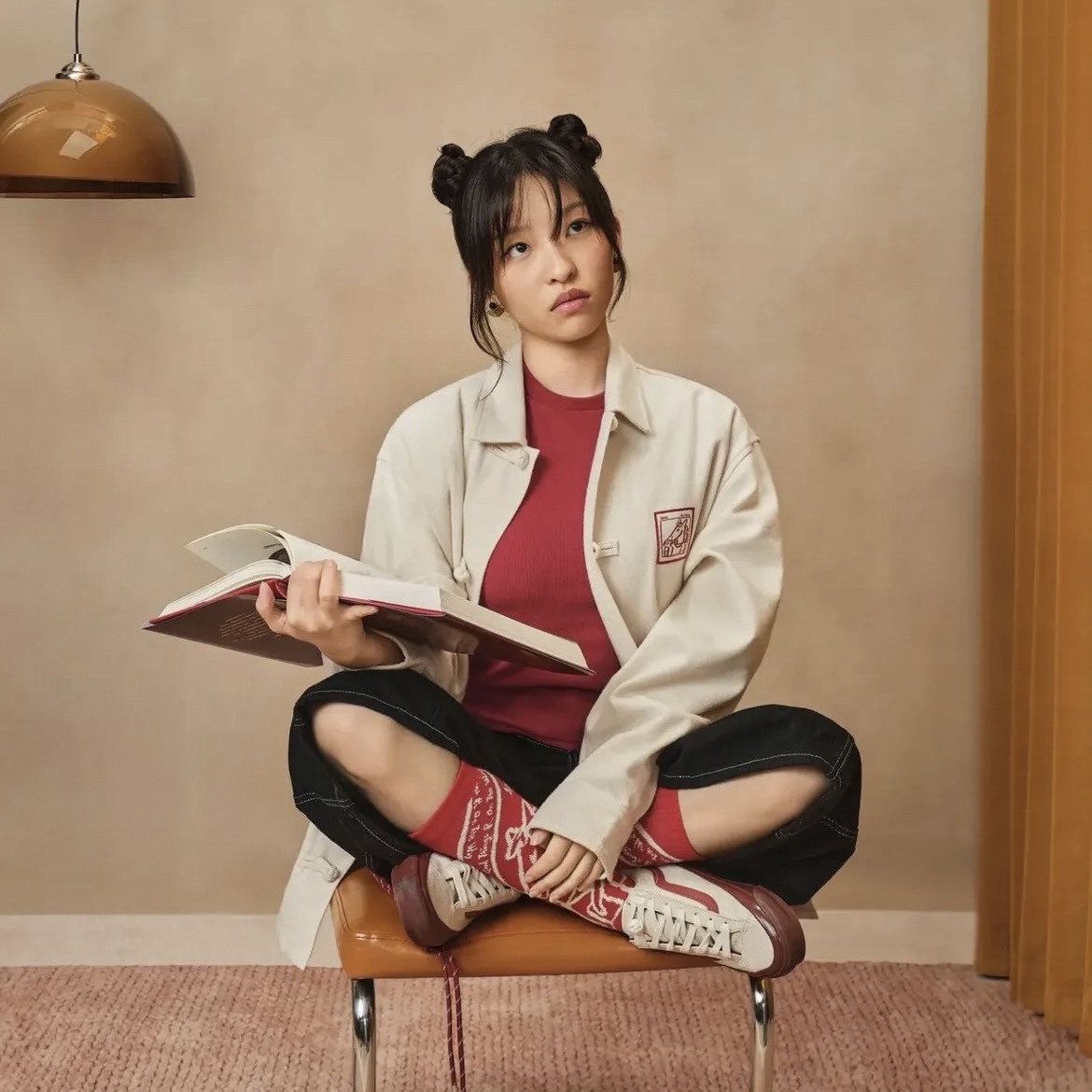 【代購】Vans x Bolin LX Old Skool 36 馬年限定 生肖聯名 舒適貼合 低幫板鞋 男女同款 米白