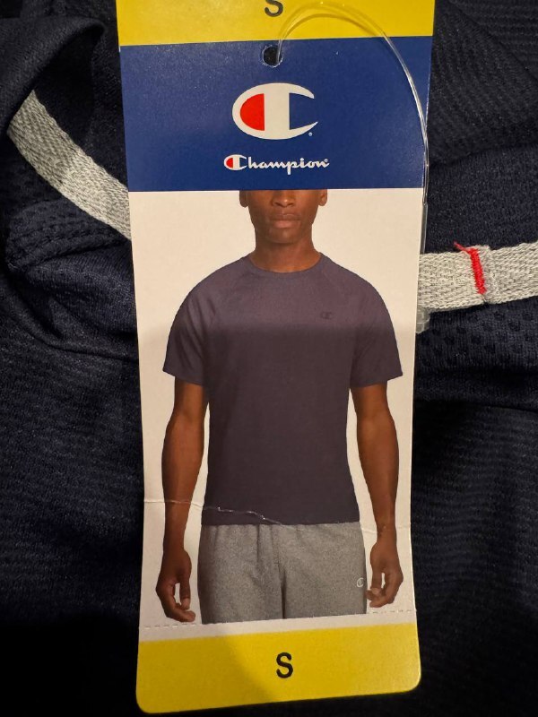 [USW] CHAMPION BLUE MEN'S ACTIVE TEE,1932669-BLUE (UZZ680)