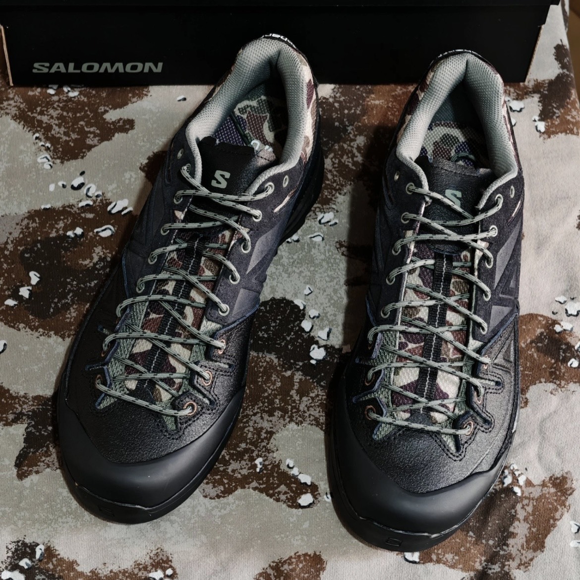 【代購】SALOMON 薩洛蒙 X-ALP × Carhartt WIP 聯名款 舒適貼合 登山徒步鞋 男女同款 黑色