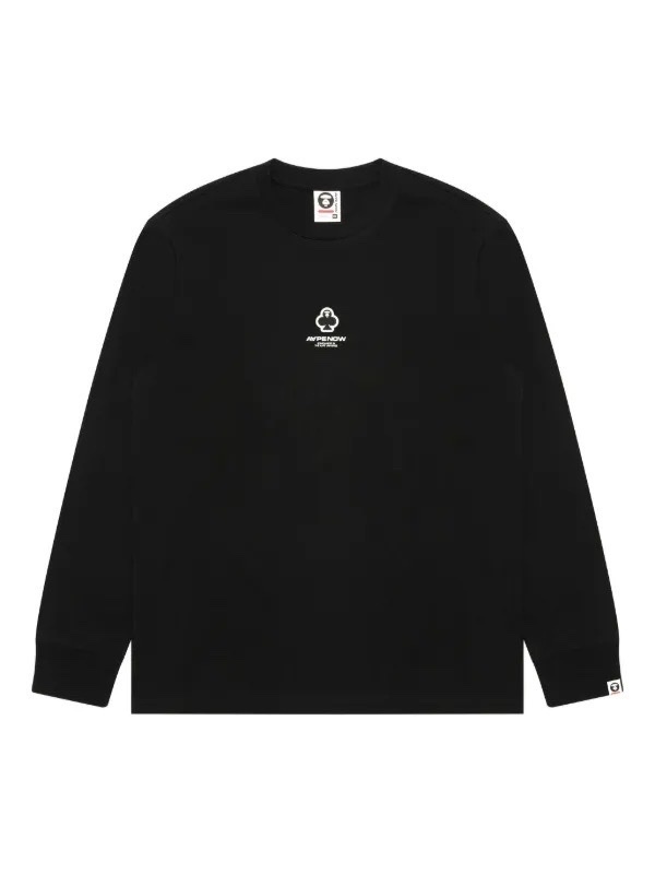AAPE  long sleeve T-shirt 梅花 薄長袖