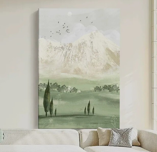 油畫- 山野小調