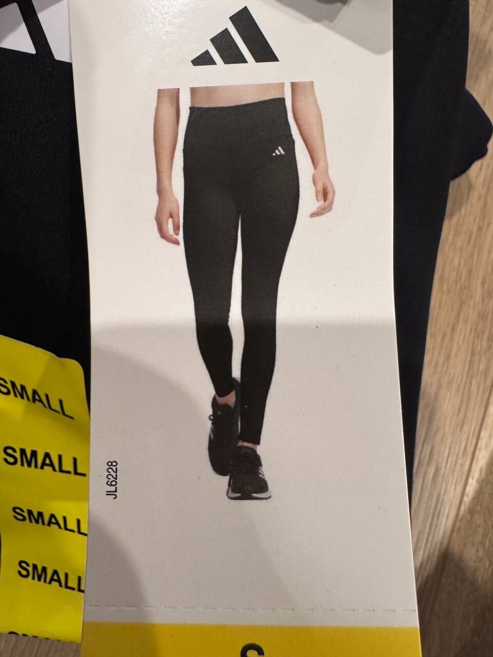 [USW] ADIDAS BLACK WOMEN'S 7/8 TIGHT LEGGINGS, JL6228-BLACK (UZZ688)