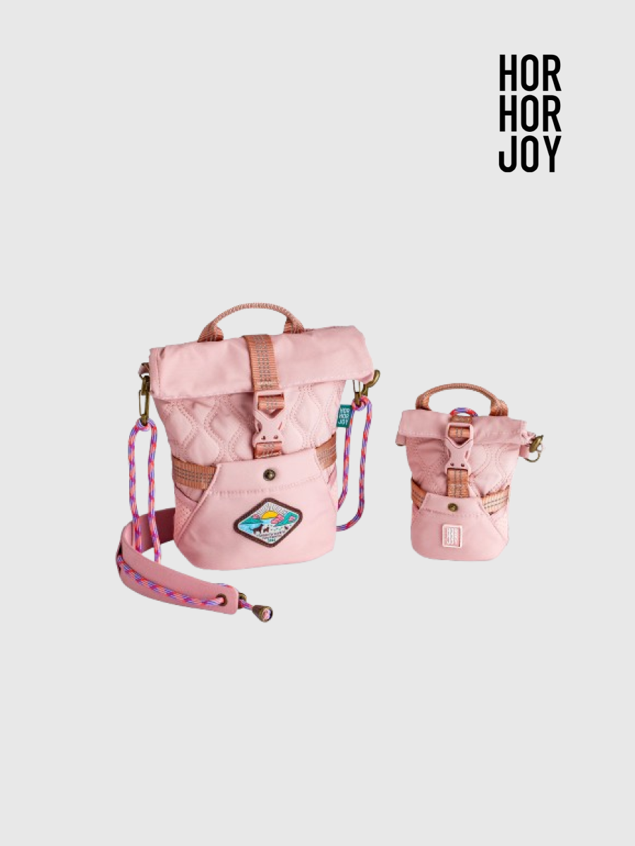 【horhorjoy】一起 GO GO 親子隨行包｜ 鉑金粉