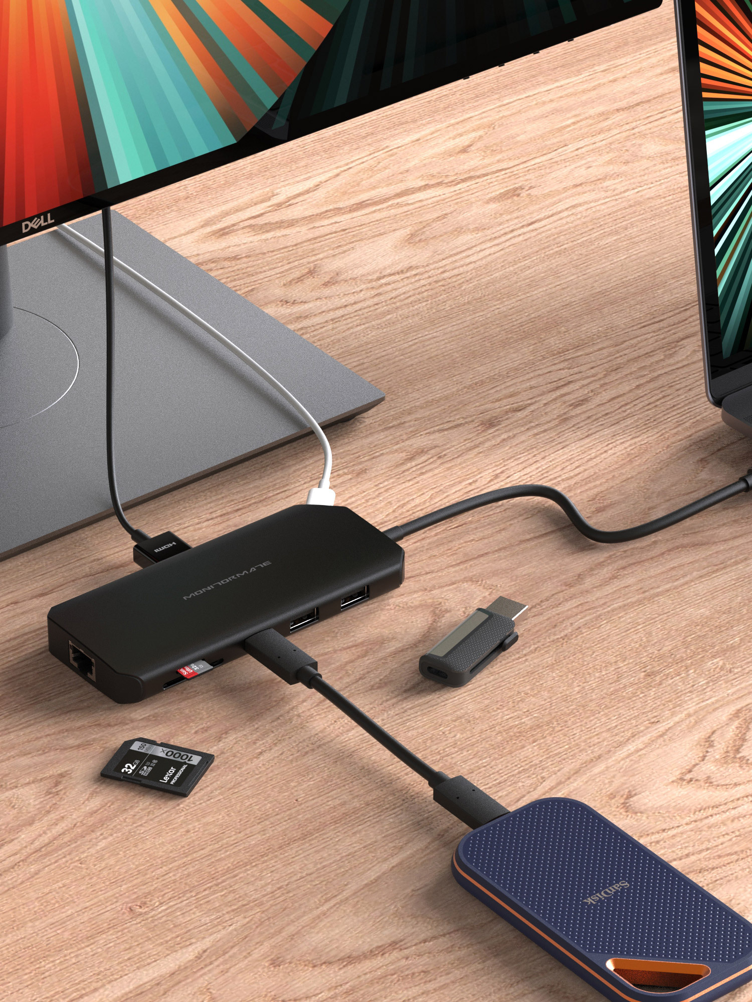 CX1 USB-C Gen2 十合一轉接器 - 消光黑【極速版｜4K高畫質｜M4/M5 適用】