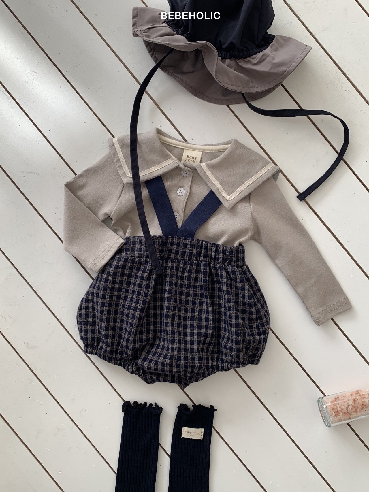 Bebe Holic Temu Check Bloomers